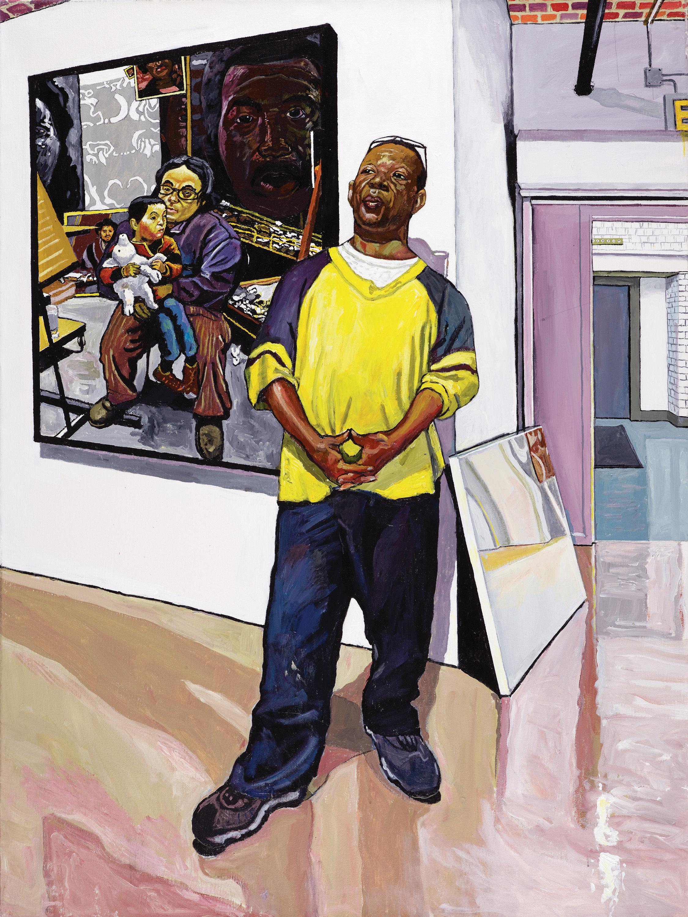 Figurative Painting de Mel Leipzig - GREGORY EN LA GALERÍA HENOCH - Arte Contemporáneo / Retrato / Figurativo
