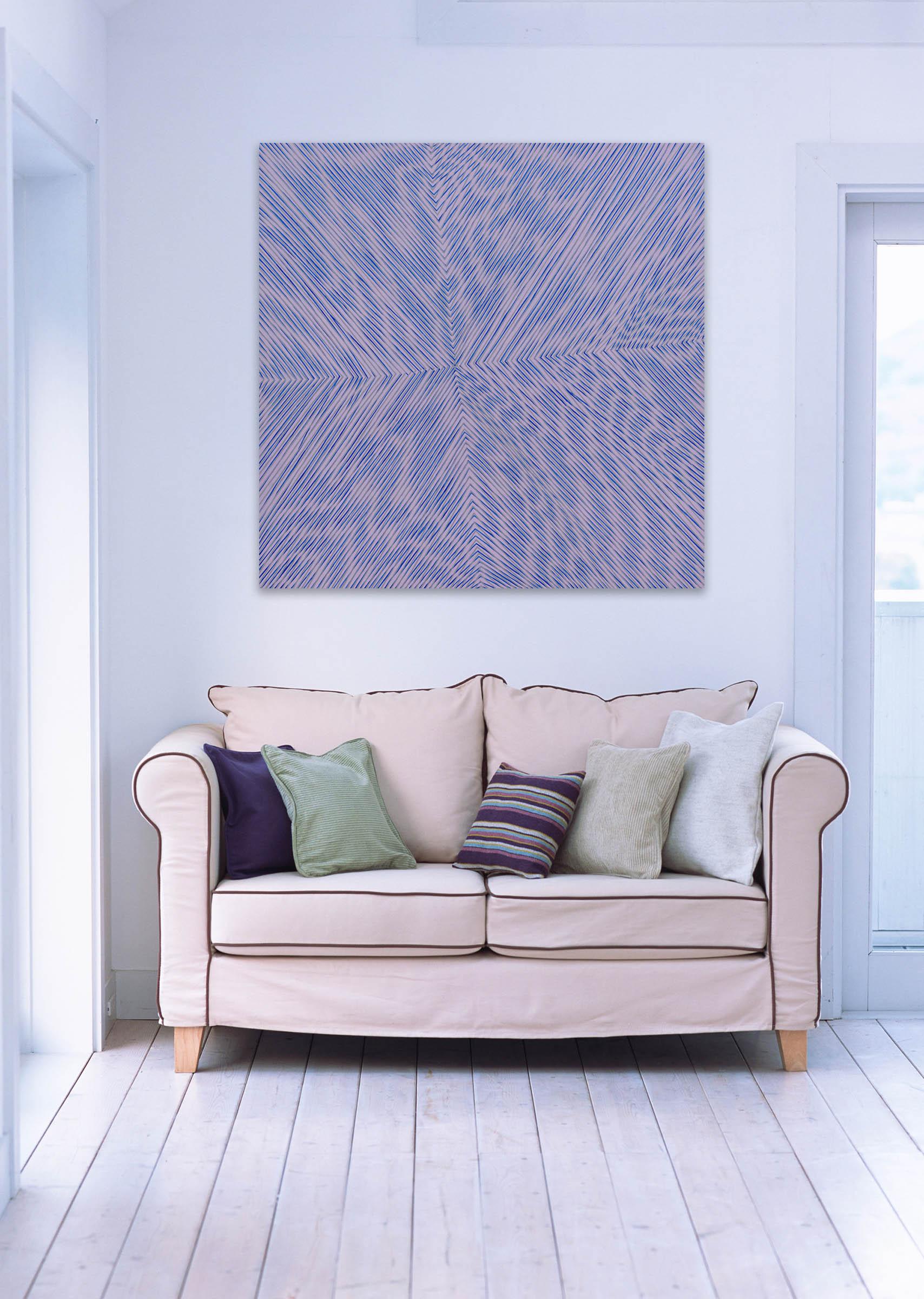 Heavy Ocean Cloud (Abstract painting) - Painting by Mel Prest