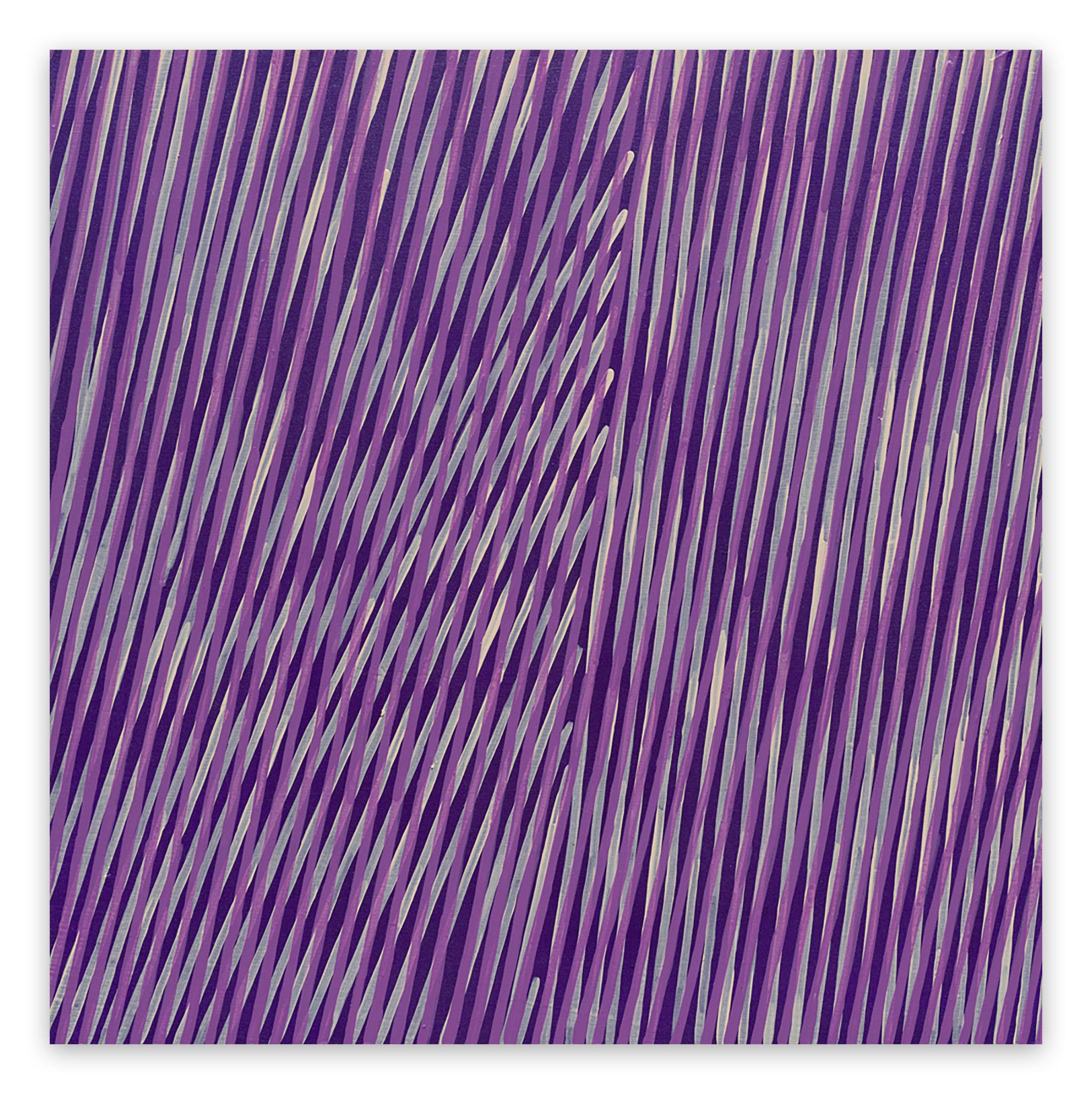 Mel Prest Abstract Painting - Violet Winds (Abstract painting)