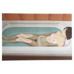 MEL RAMOS (1935 - 2018), Il bagno di Bonnard, 1979 - STAMPA ORIGINALE FIRMATA + FRAMMATA