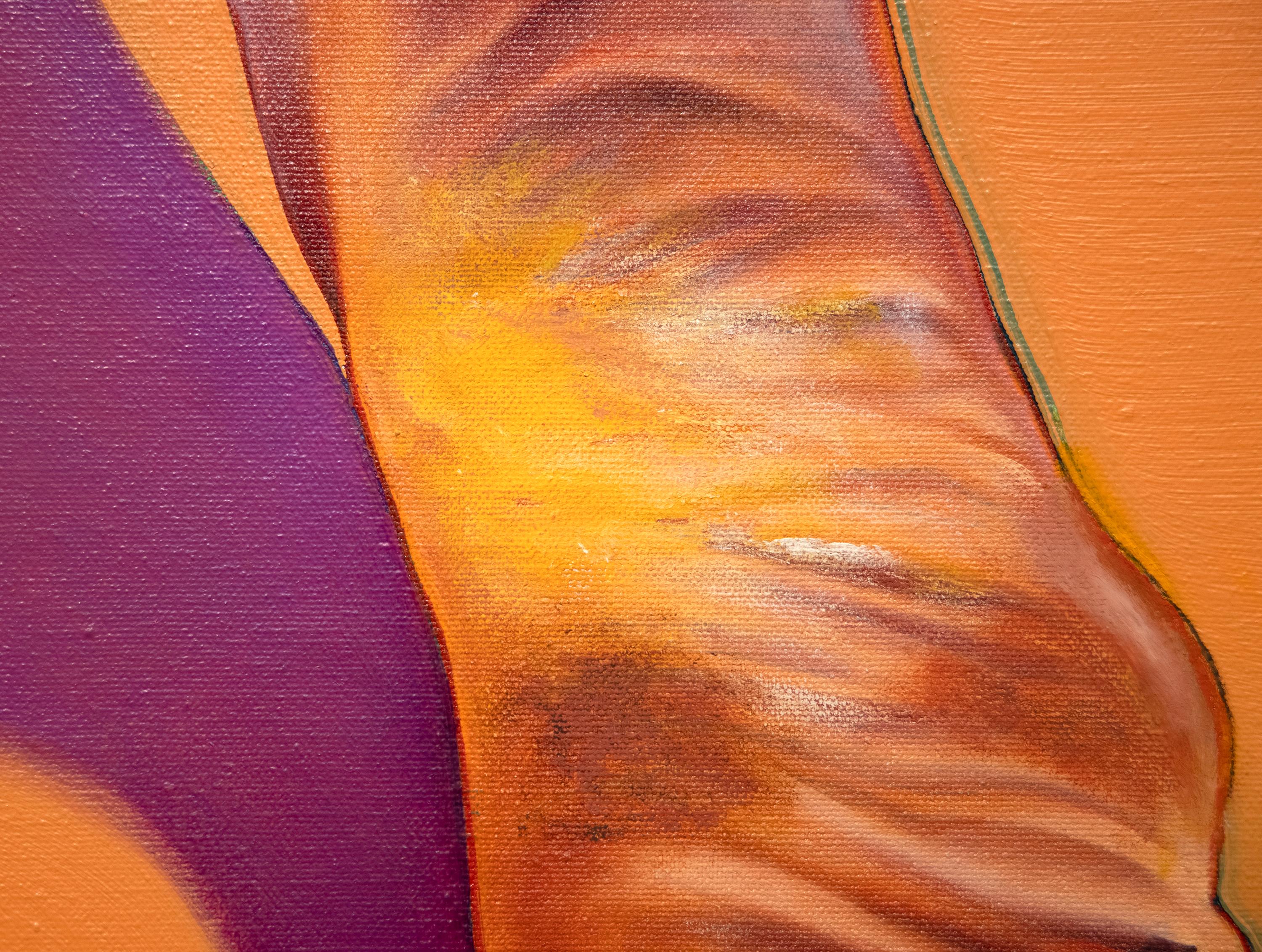 Leta y la colina Myna - Painting Arte pop de Mel Ramos