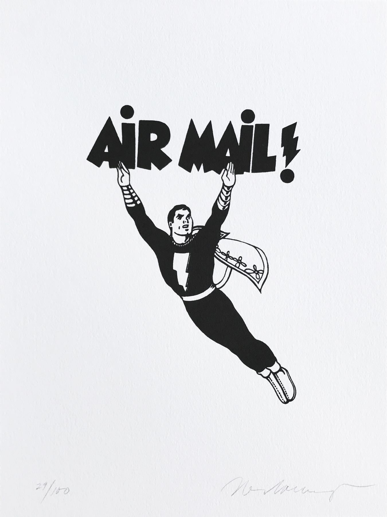 Mel Ramos Interior Print - Air Mail