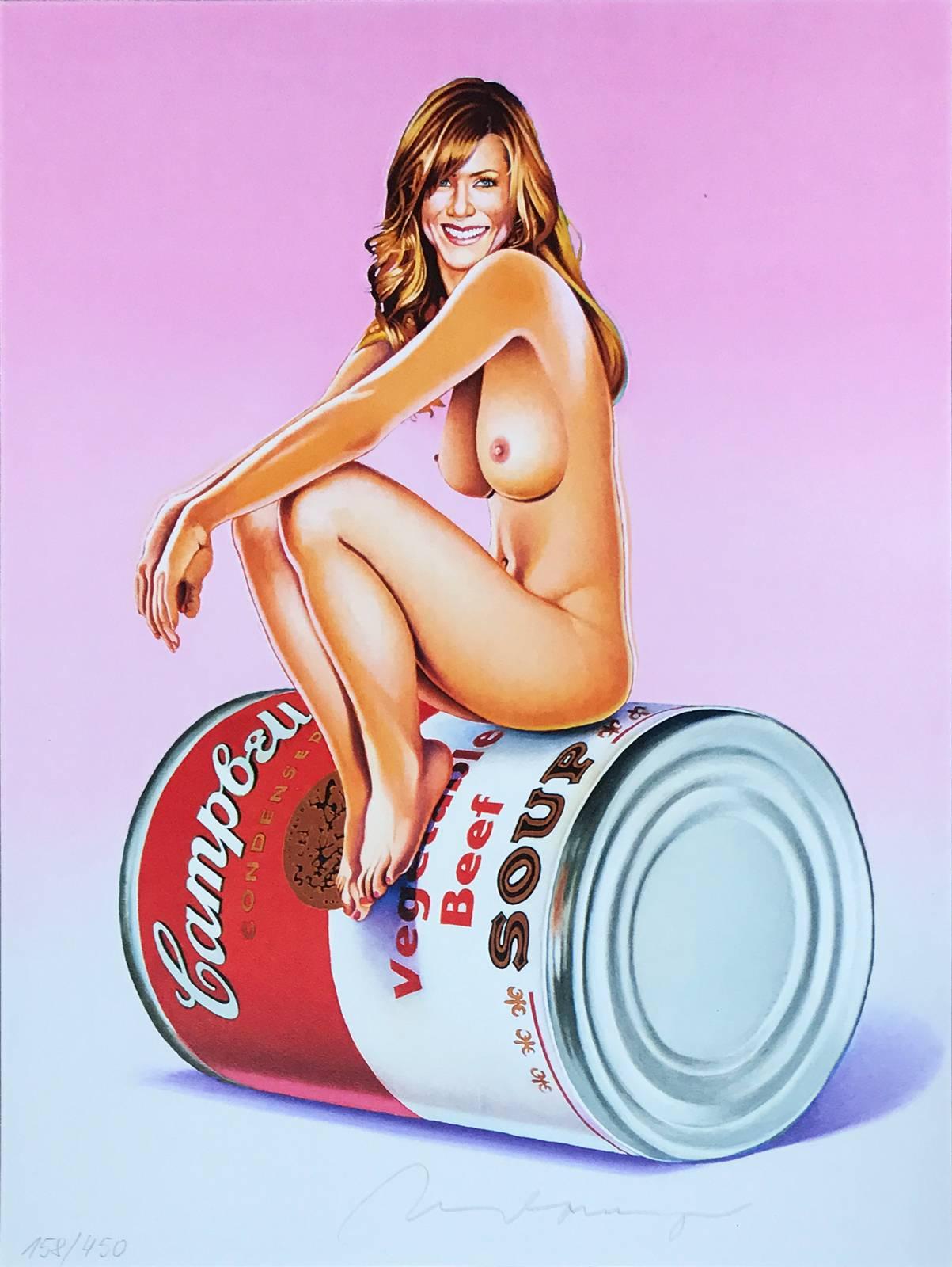 Mel Ramos Nude Print - Campbell's Soup Blondes (Beef)