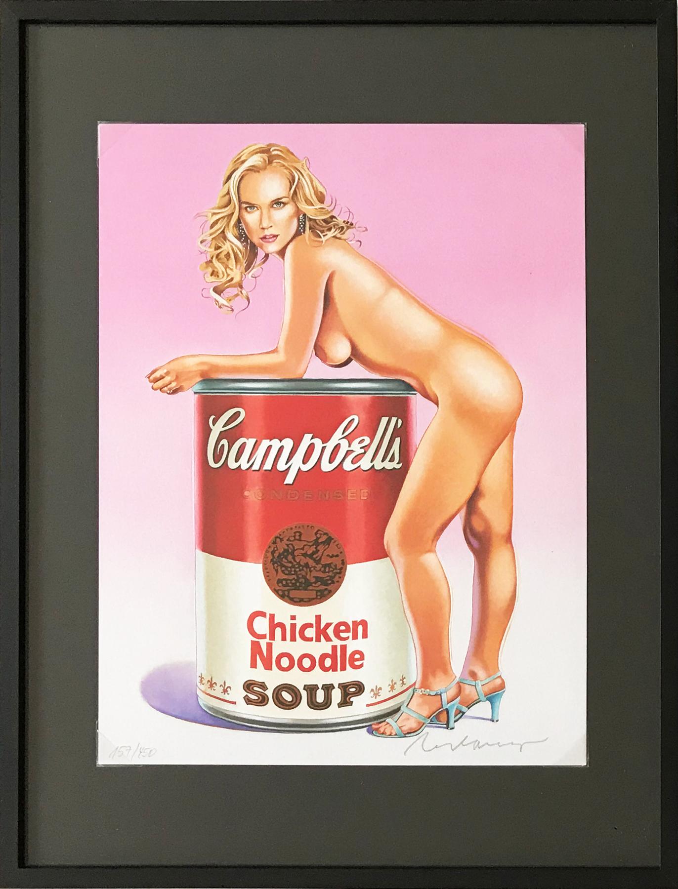 Mel Ramos Nude Print - Campbell's Soup Blondes (Chicken), American Pop Art, 21st Century