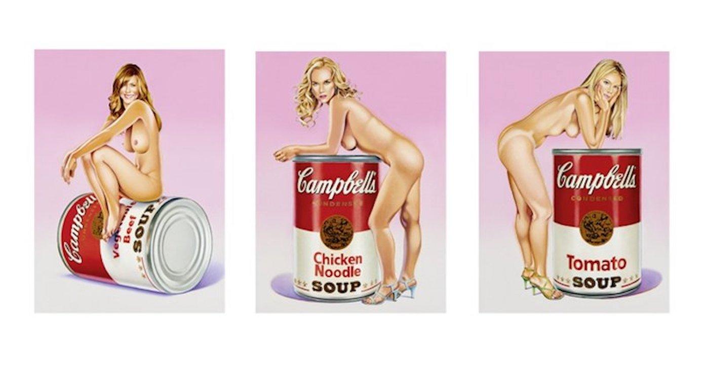 Nude Print Mel Ramos - Les filles de Campbell's Soup