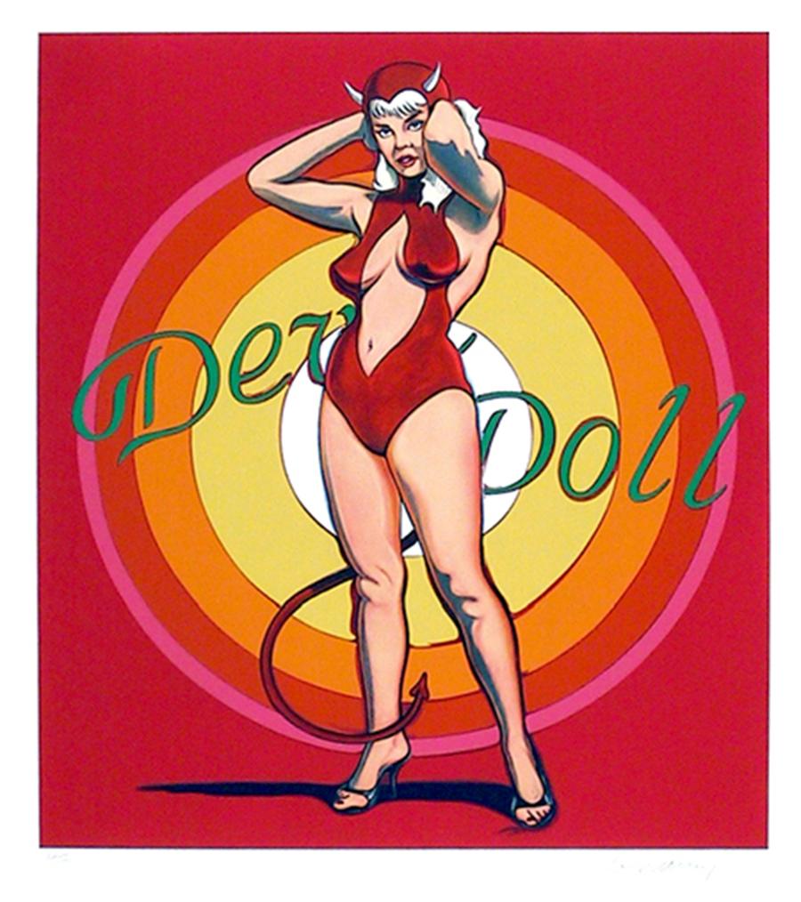 Artiste : Mel Ramos, américain (1935 - 2018)
Titre : Devil Doll
Année : 1997
Médium : Lithographie, signée et numérotée au crayon
Edition : 199
Taille du papier : 29 x 22.5 pouces