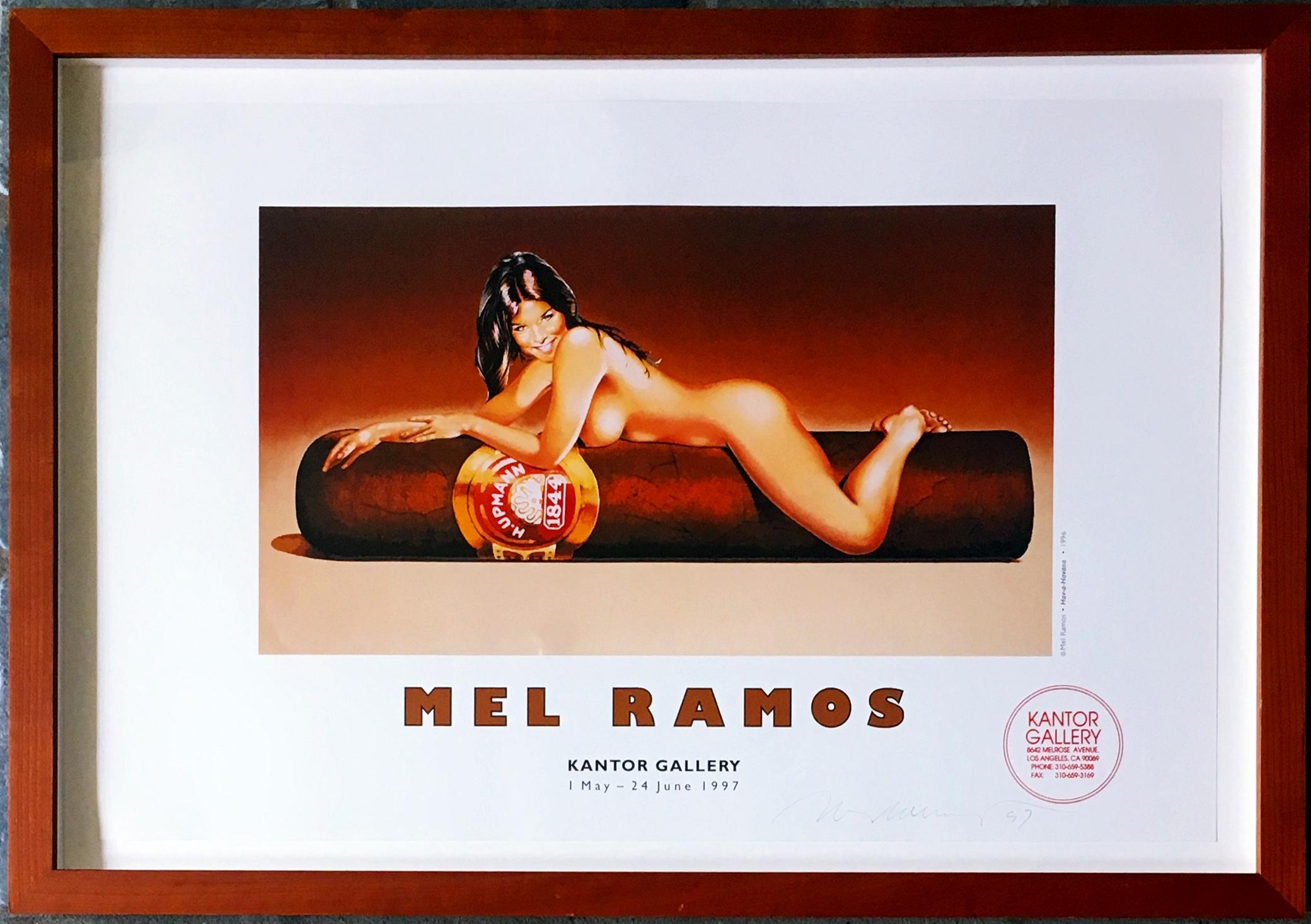 Hav-a-Havana Mel Ramos à Kantor Gallery, édition limitée signée à la main par Mel Ramos 1
