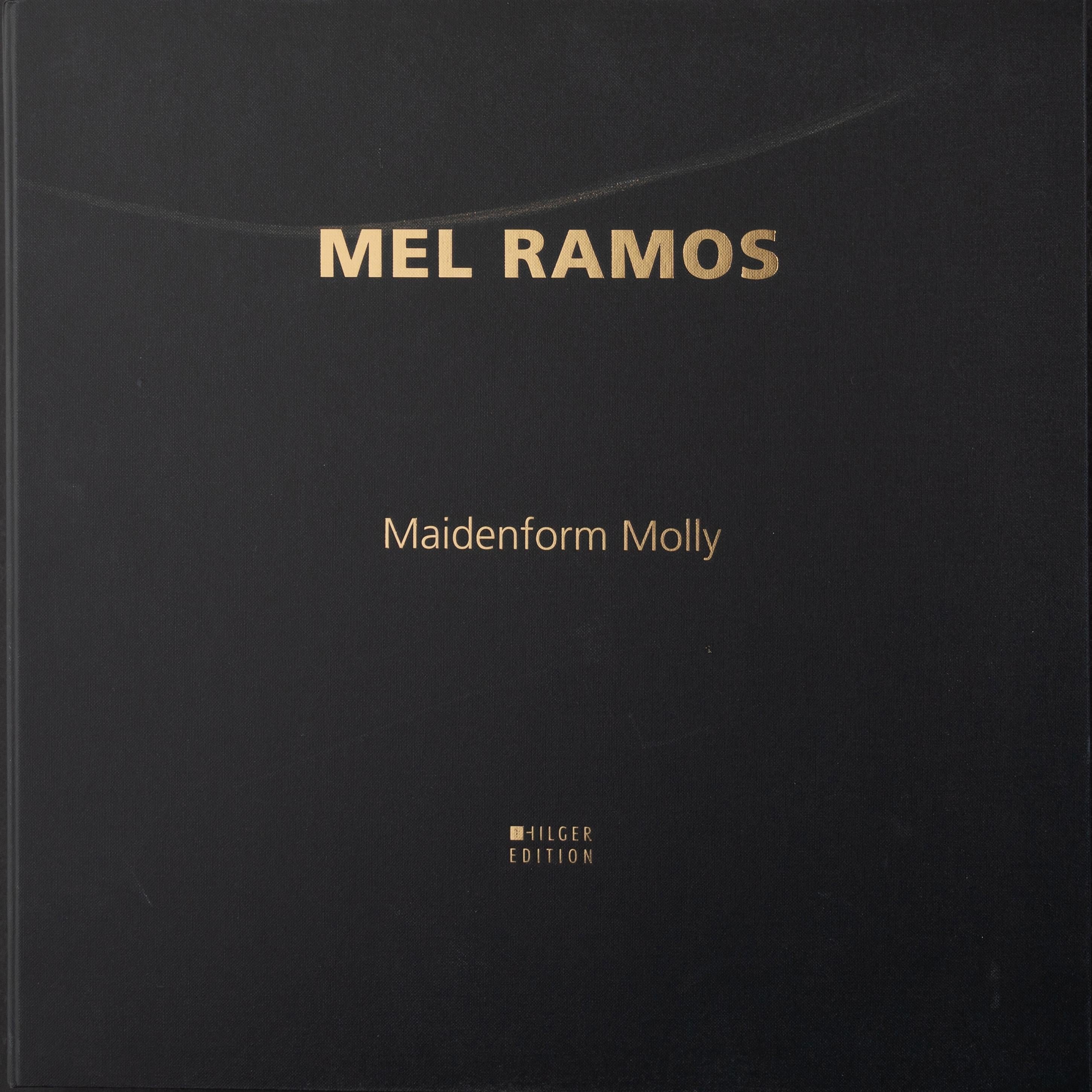 Maidenform Molly (Litografía con pan de oro) - Print de Mel Ramos