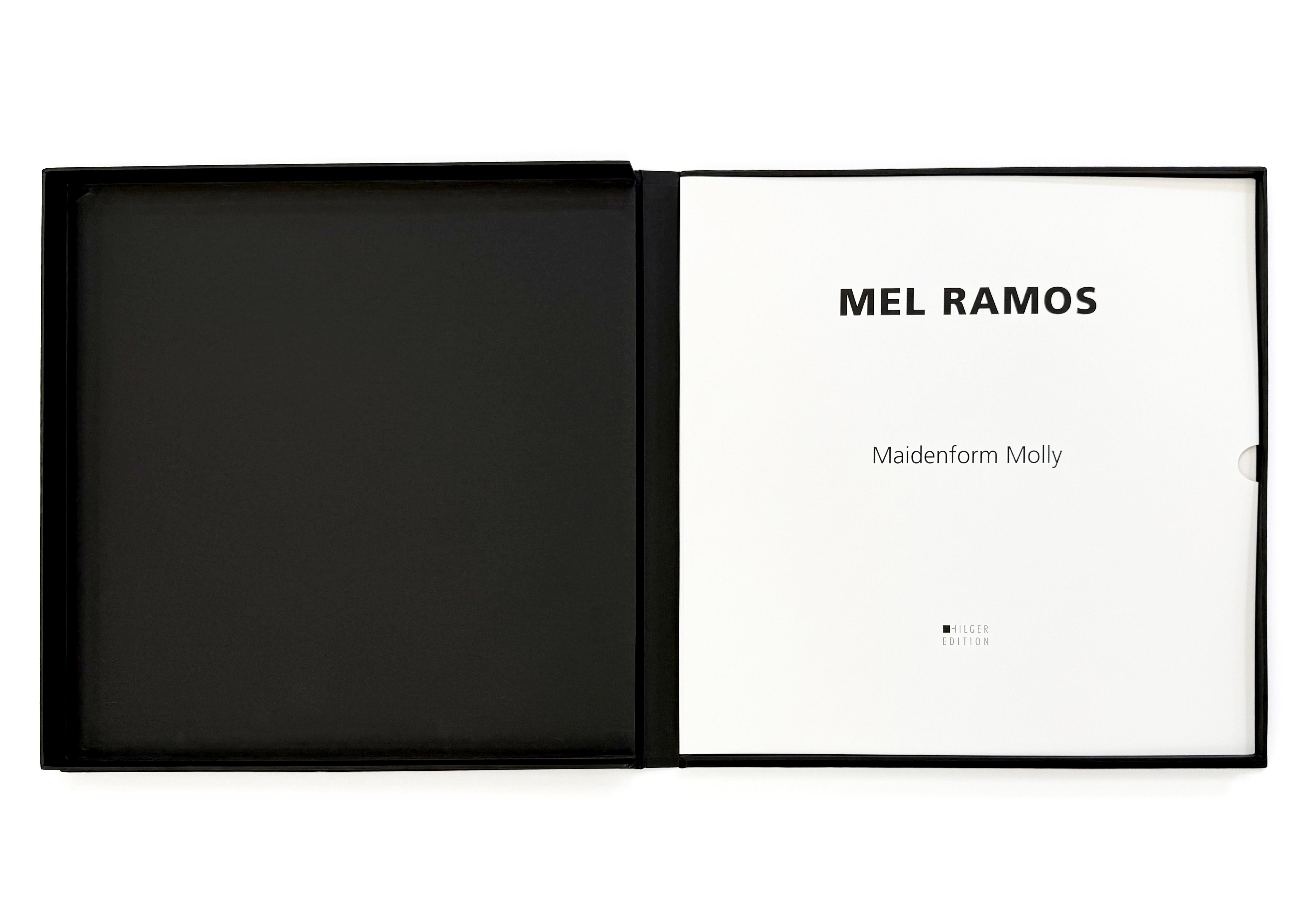 Maidenform Molly (Litografía con pan de oro) - Print Arte pop de Mel Ramos