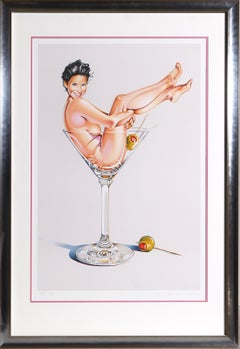Martini Miss, Pop Art Lithograph by Mel Ramos