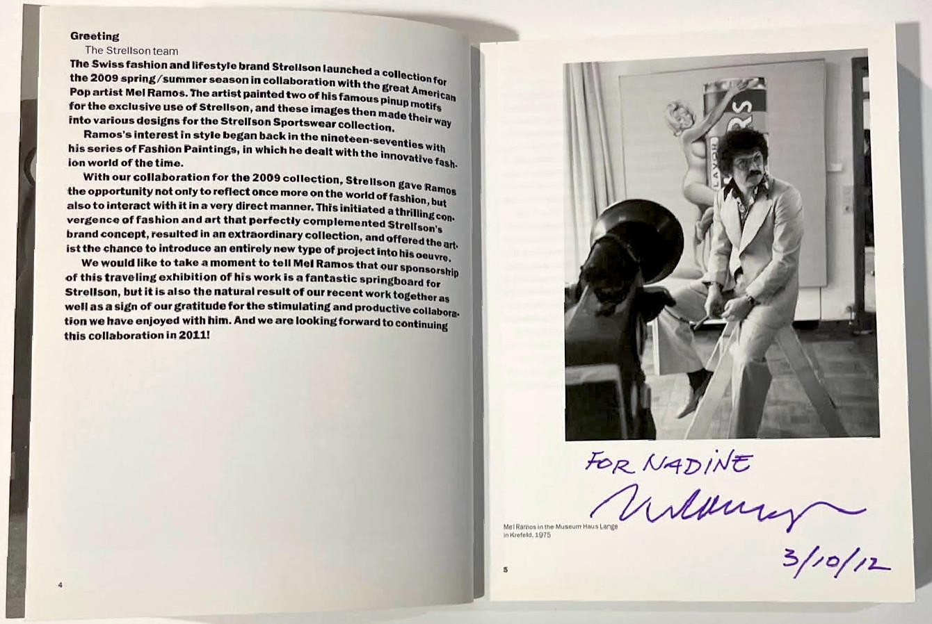 Livre 50 Years of Pop Art de Mel Ramos (signé, daté et portant une inscription de Mel Ramos) en vente 1