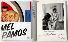 Livre 50 Years of Pop Art de Mel Ramos (signé, daté et portant une inscription de Mel Ramos)