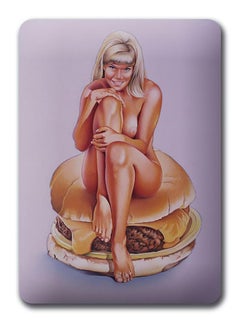 Mel Ramos 'Barbiburger' 2006, Enamel print on aluminum, Framed