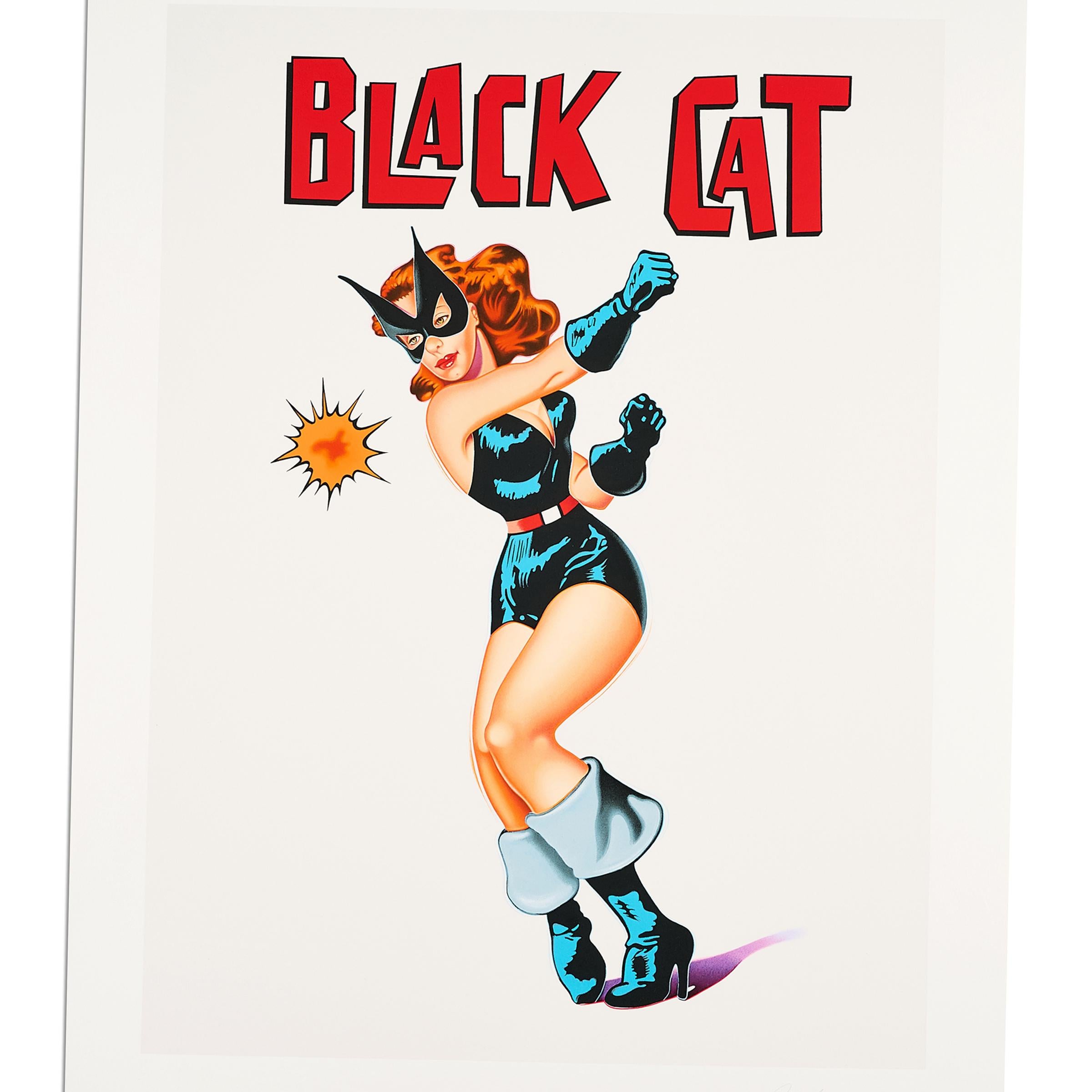 Mel Ramos, Gato negro - Impresión firmada, Pop Art en venta 1