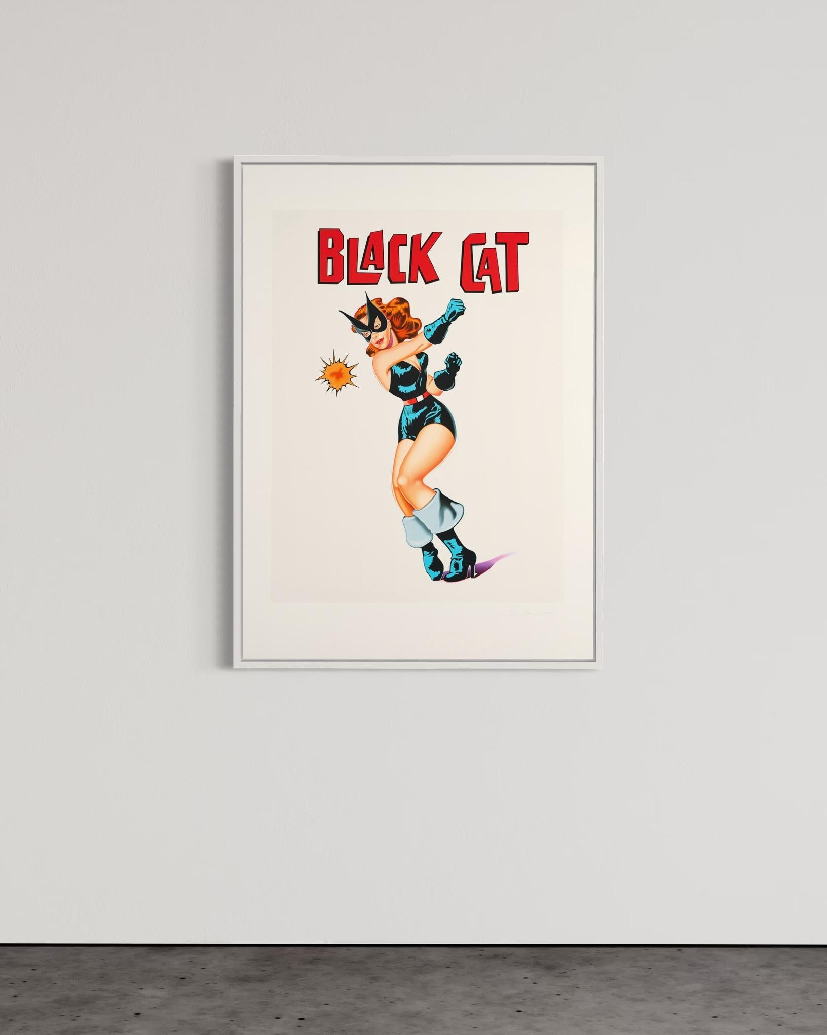 Mel Ramos, Gato negro - Impresión firmada, Pop Art en venta 3