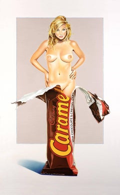 Mel Ramos - Caramia Caramello, 2008, Lithograph, Pop Art, Nude, Signed Print
