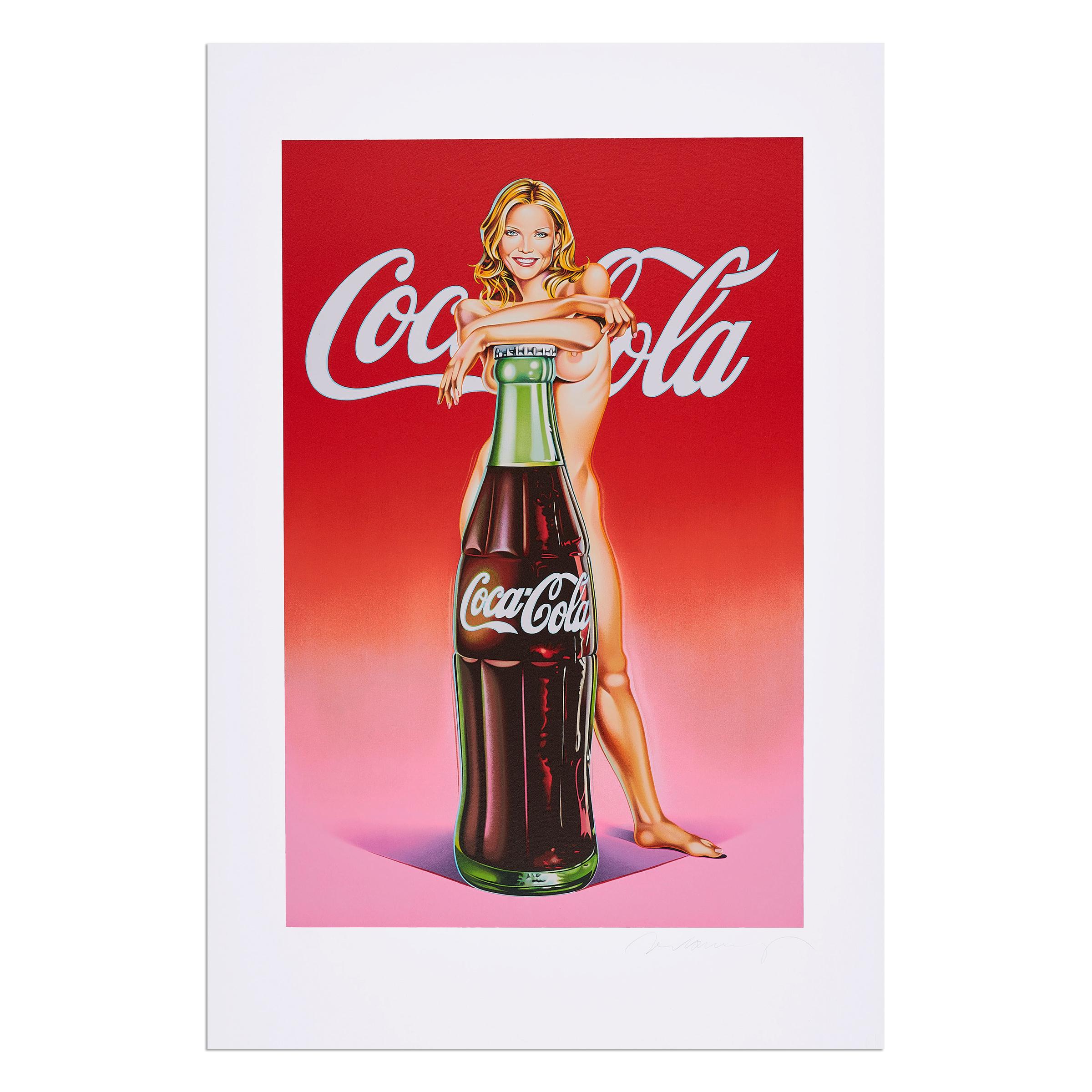 Mel Ramos, Coca-Lola - Signed Print, Nude, Pop Art