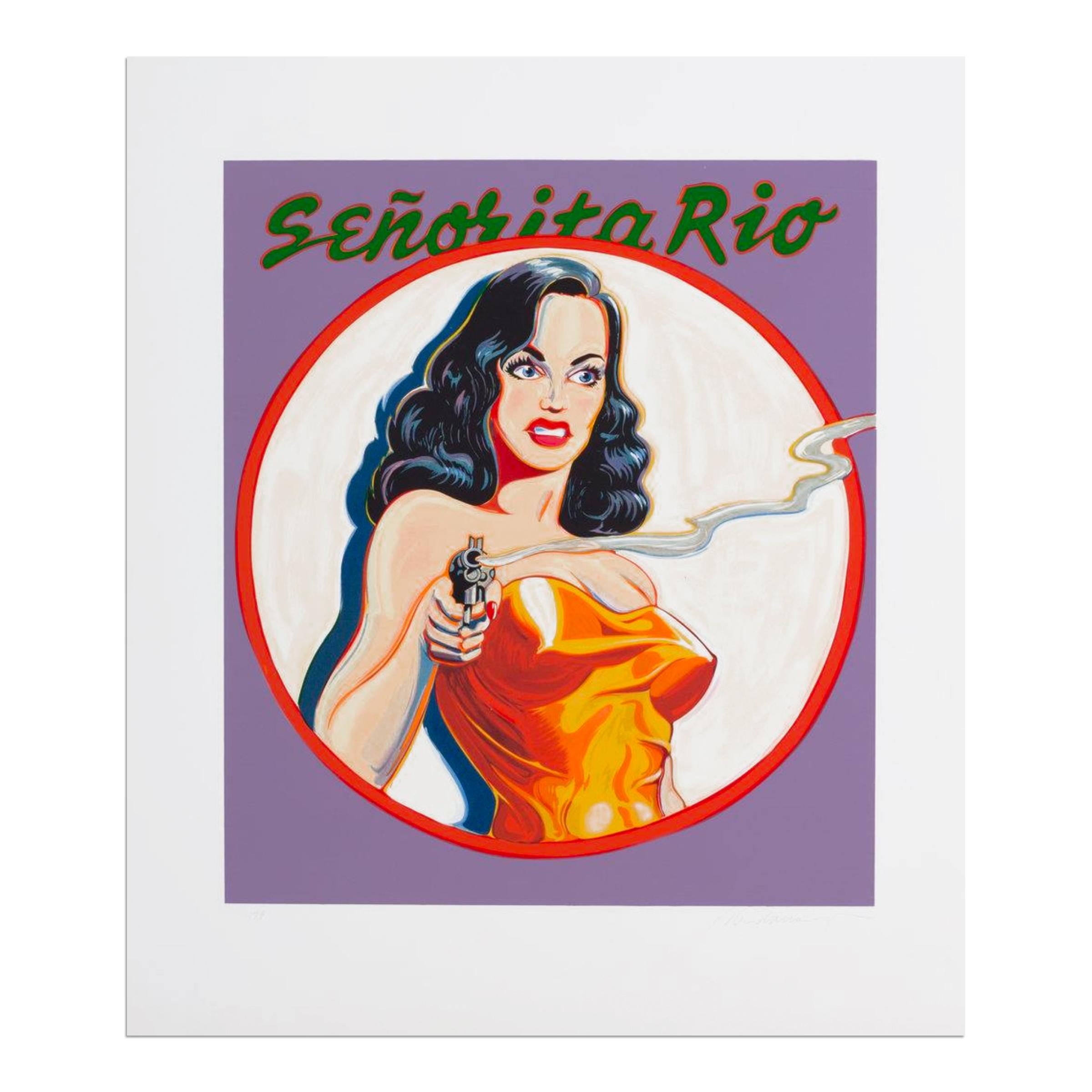 Mel Ramos, Señorita Rio - Signed Lithograph, Pop Art Print