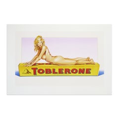 Mel Ramos, Toblerone Tess – Lithographie, 2007, Pop Art, Akt, signierter Druck