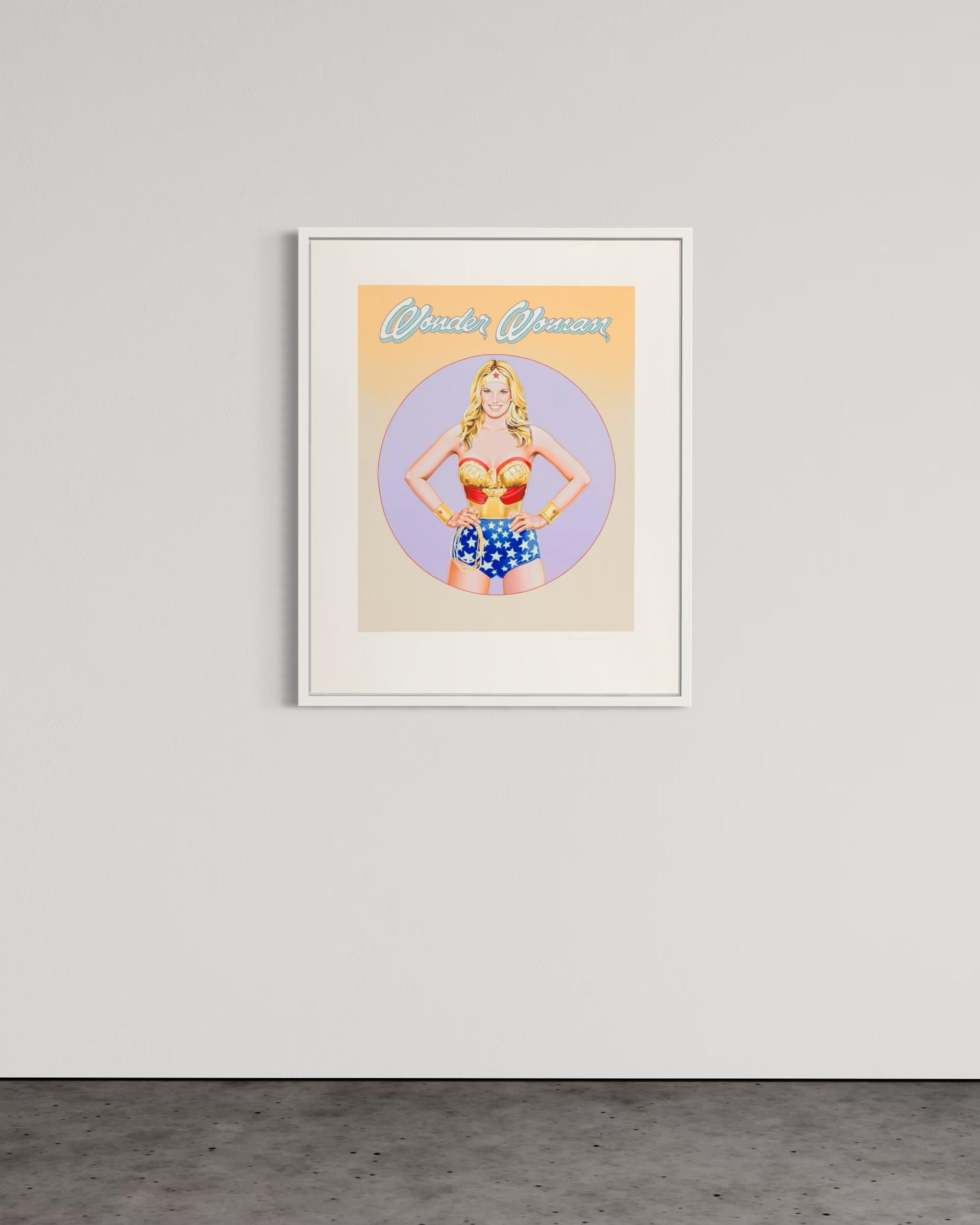 Mel Ramos, Wonder Woman #3 - Impresión firmada, Pop Art en venta 1