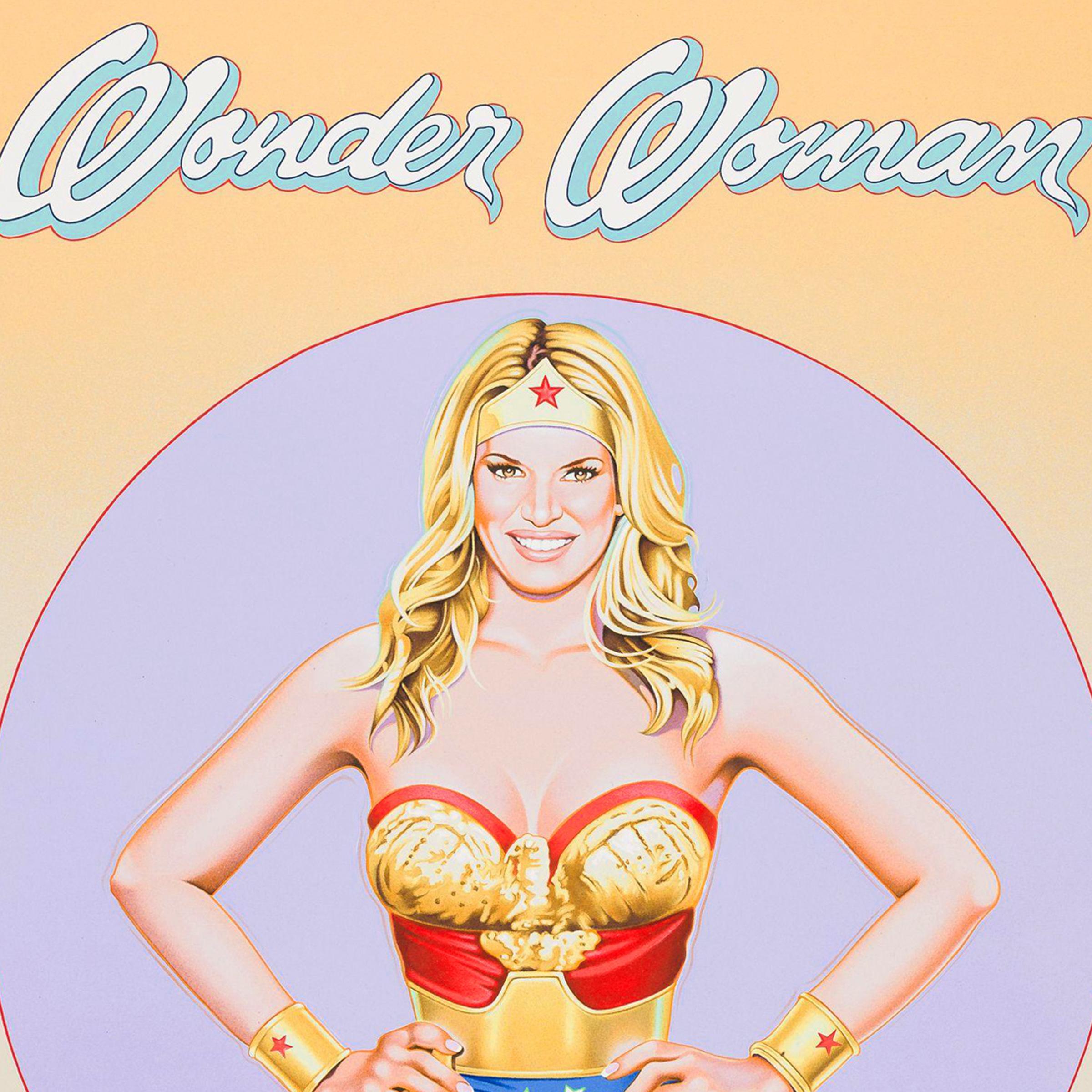 Mel Ramos, Wunderfrau #3 – signierter Druck, Pop Art im Angebot 2