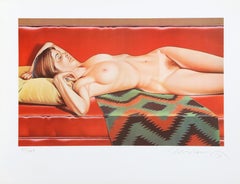 Nudo navajo, litografia pop art di Mel Ramos