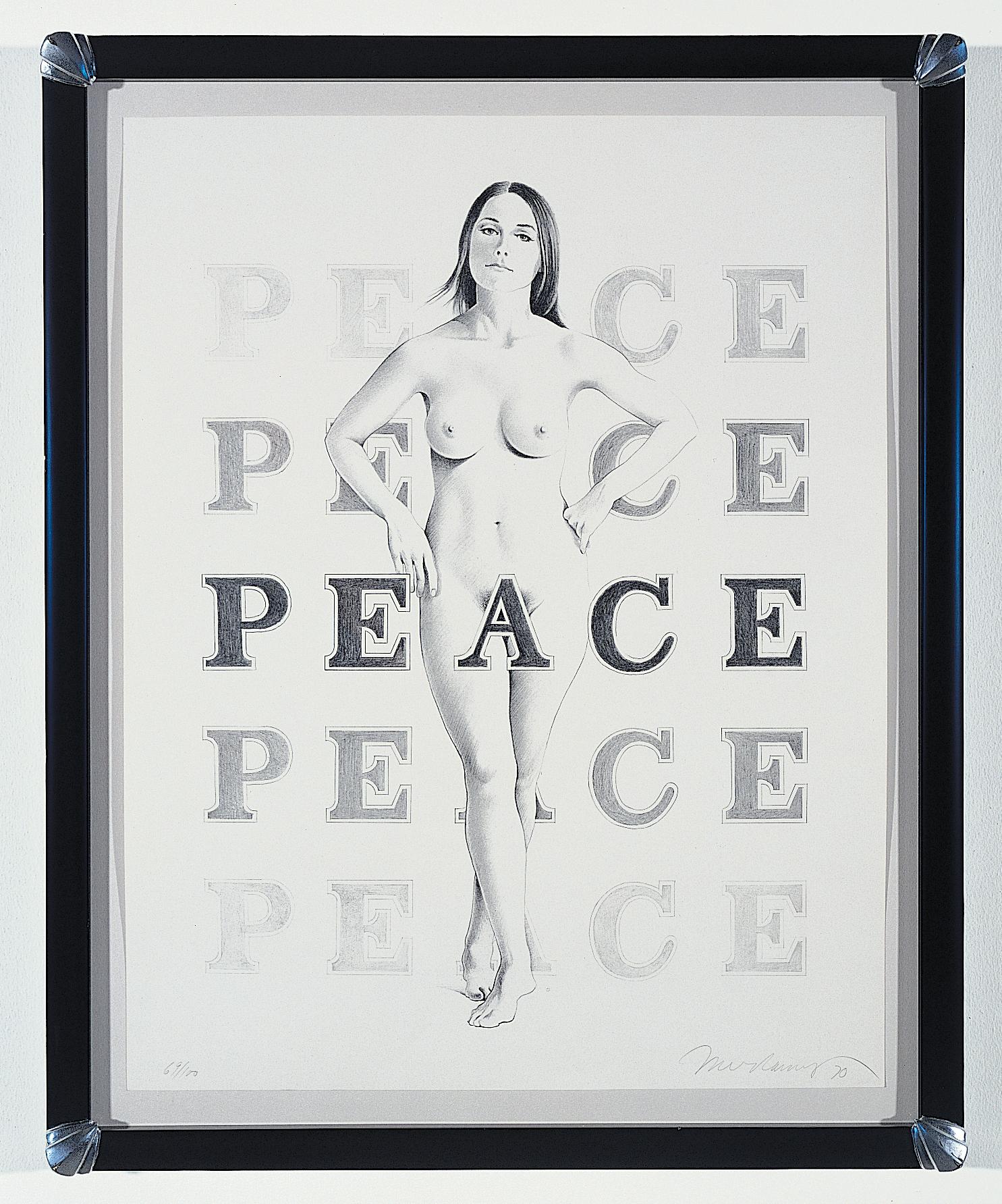 Mel Ramos Nude Print - Peace