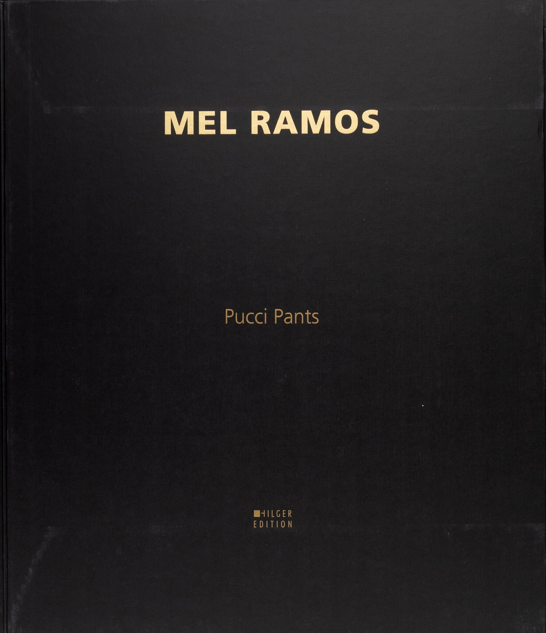 Pantalones Pucci (Litografía con pan de oro) - Print de Mel Ramos