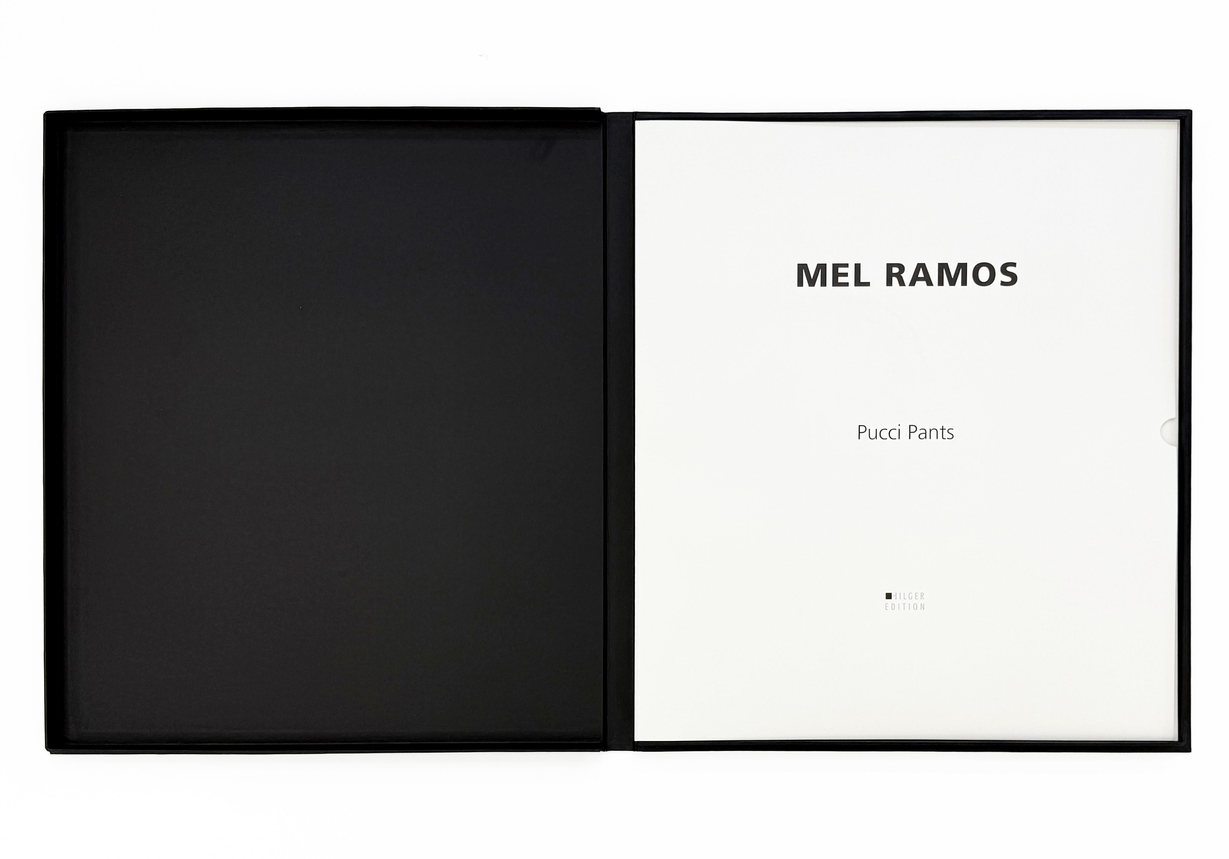 Pantalones Pucci (Litografía con pan de oro) - Print Arte pop de Mel Ramos