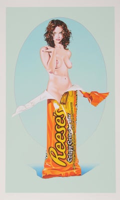 Reese's Rose, Pop Art Lithograph by Mel Ramos