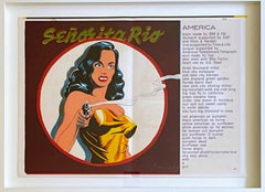 Señorita Rio Deluxe Edizione firmata a mano di 1 Cent Life Portfolio (85/100) Incorniciato