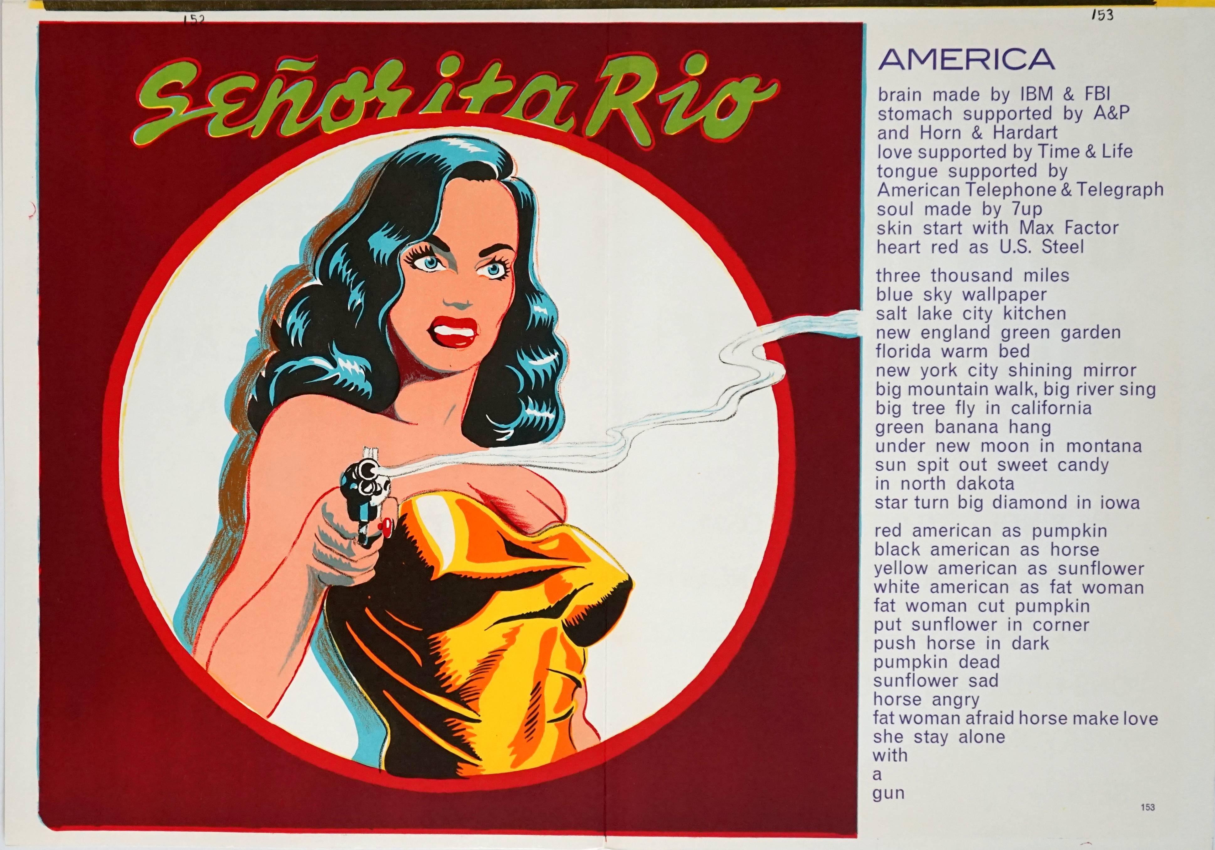 Mel Ramos Portrait Print -  Senorita Rio (from One Cent Life)