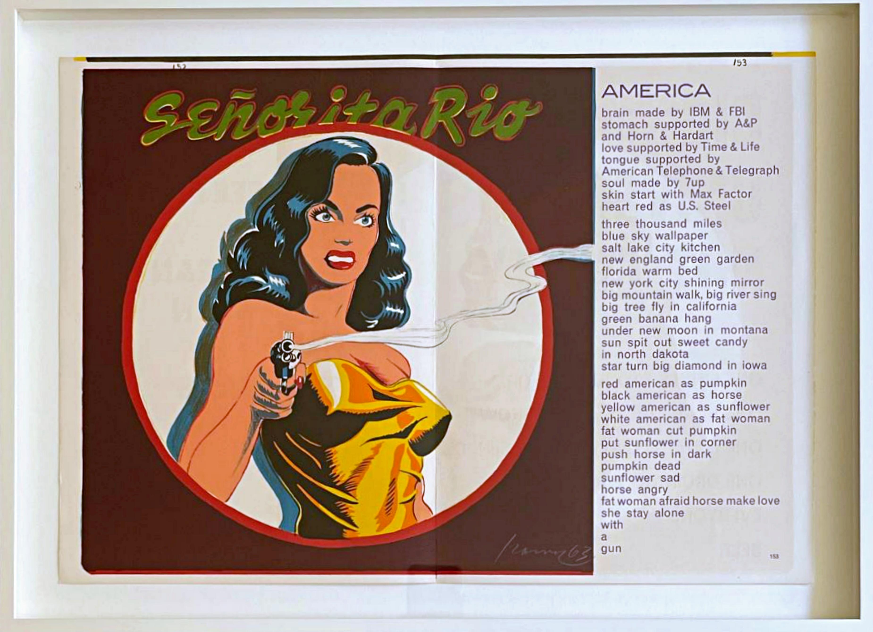 Señorita Rio, aus der signierten Deluxe-Ausgabe von 1 Cent Life Portfolio (85/100)