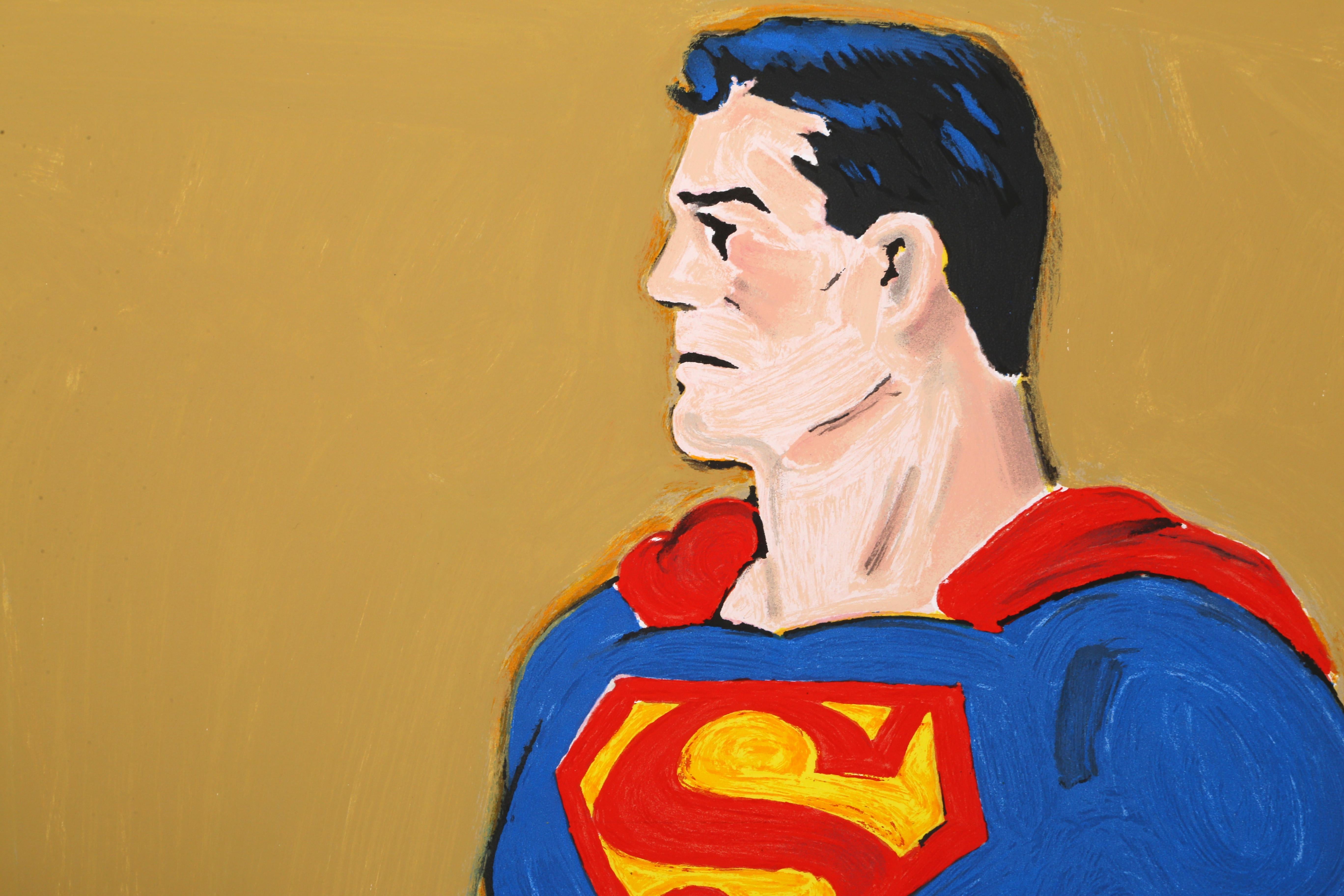 Superman, lithographie Pop Art de Mel Ramos en vente 3