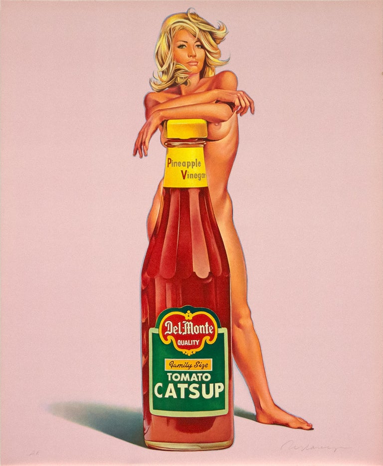 mel ramos tobacco red Mel Ramos - Tomato Catsup, A.C. Annie, Lola Cola, Tobacco Red For Sale at  1stDibs