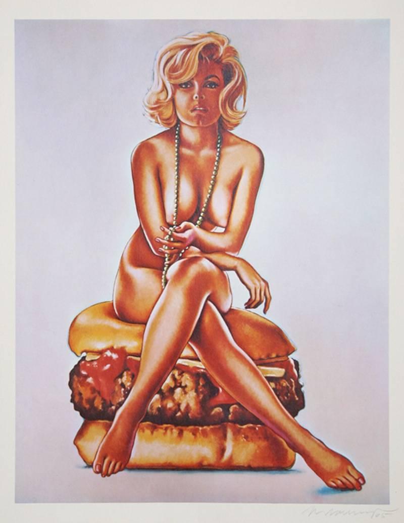 Verna Burger - Print by Mel Ramos