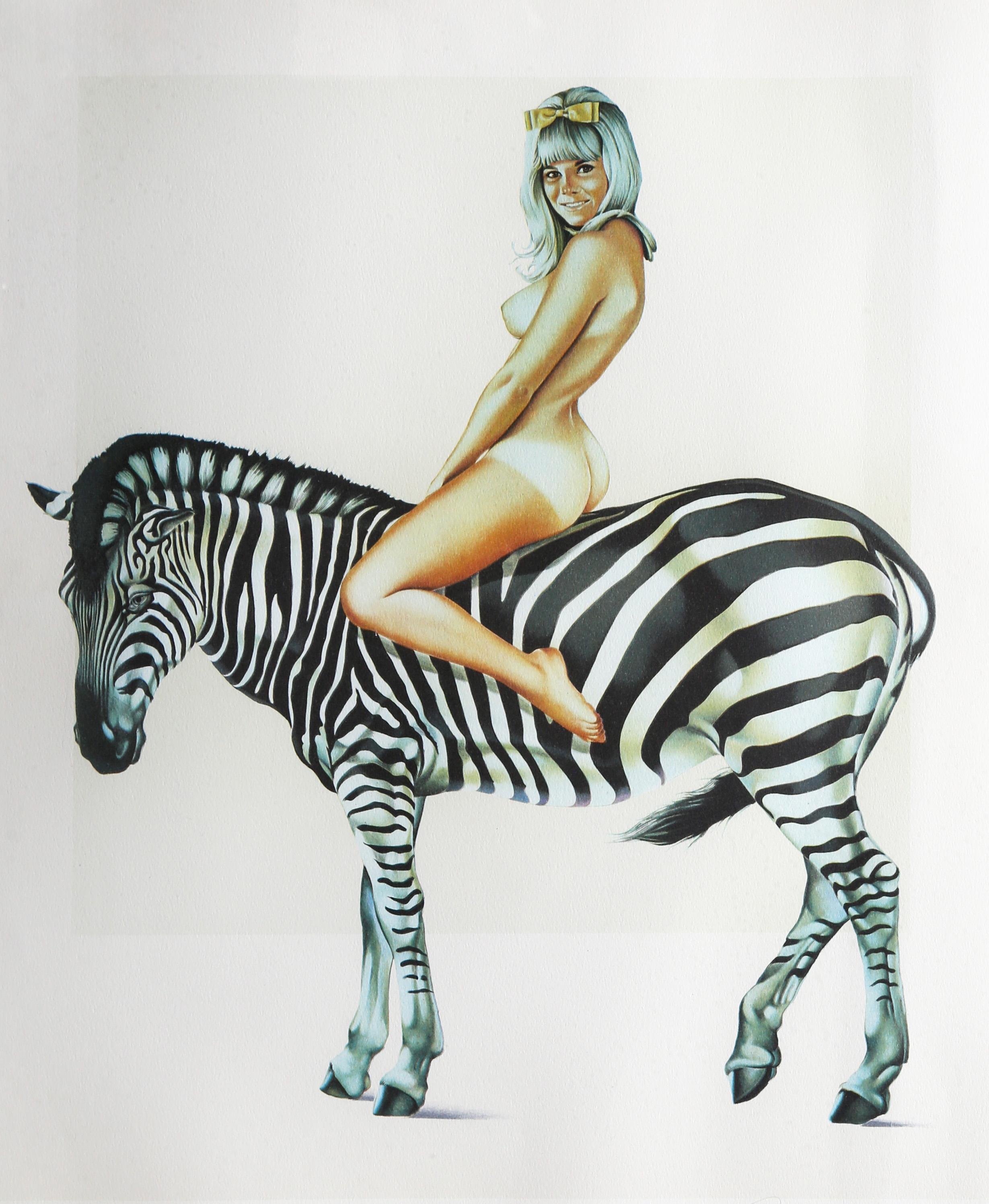 Zebra, Pop Art Print by Mel Ramos 3