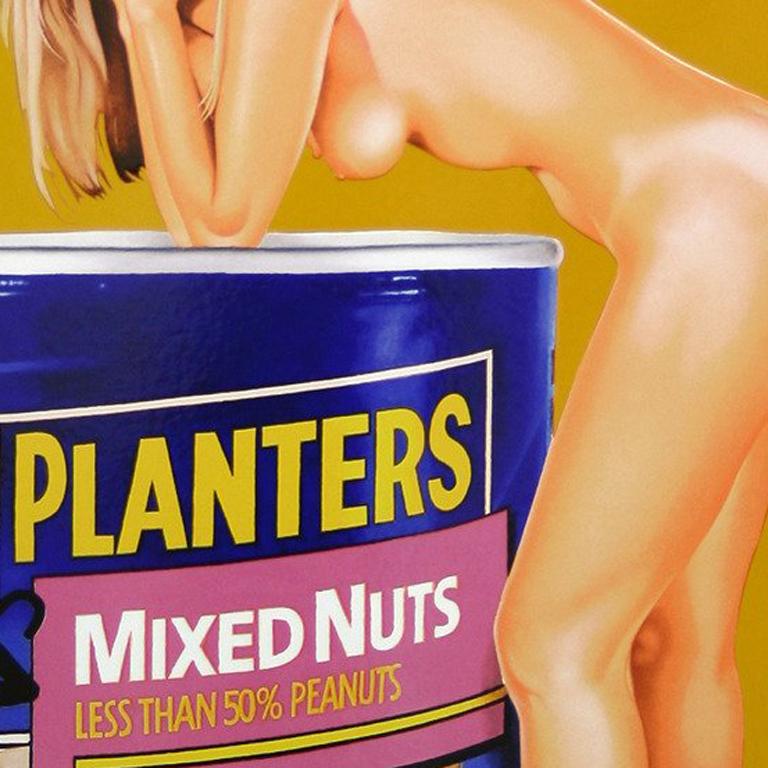 Mixed Nuts, Pop Art Pin-Up-Emaille-Druck von Mel Ramos im Angebot 3