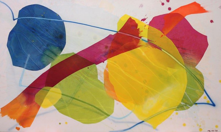 Mel Rea Sunshine In My Pocket By Mel Rea Large Horizontal Abstract Canvas Painting For Sale At 1stdibs