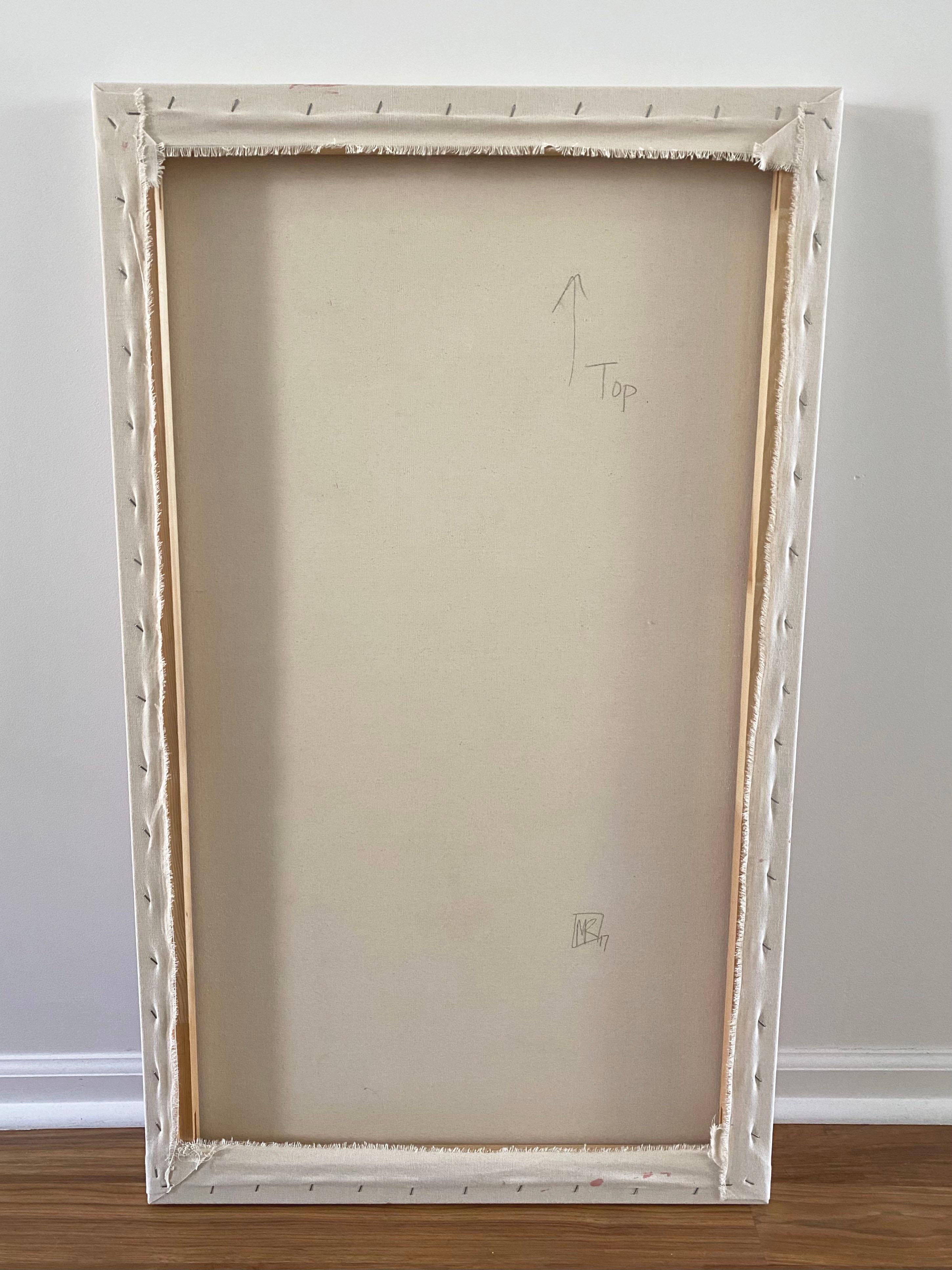 Questo pezzo fa parte di una serie di 22 dipinti che ho creato per la mia tesi MFA nel 2017. 

L'astrazione in questa serie è realizzata attraverso gesti simbolici, linee distintive e forme organiche sulla tela. Questo lavoro documenta e si