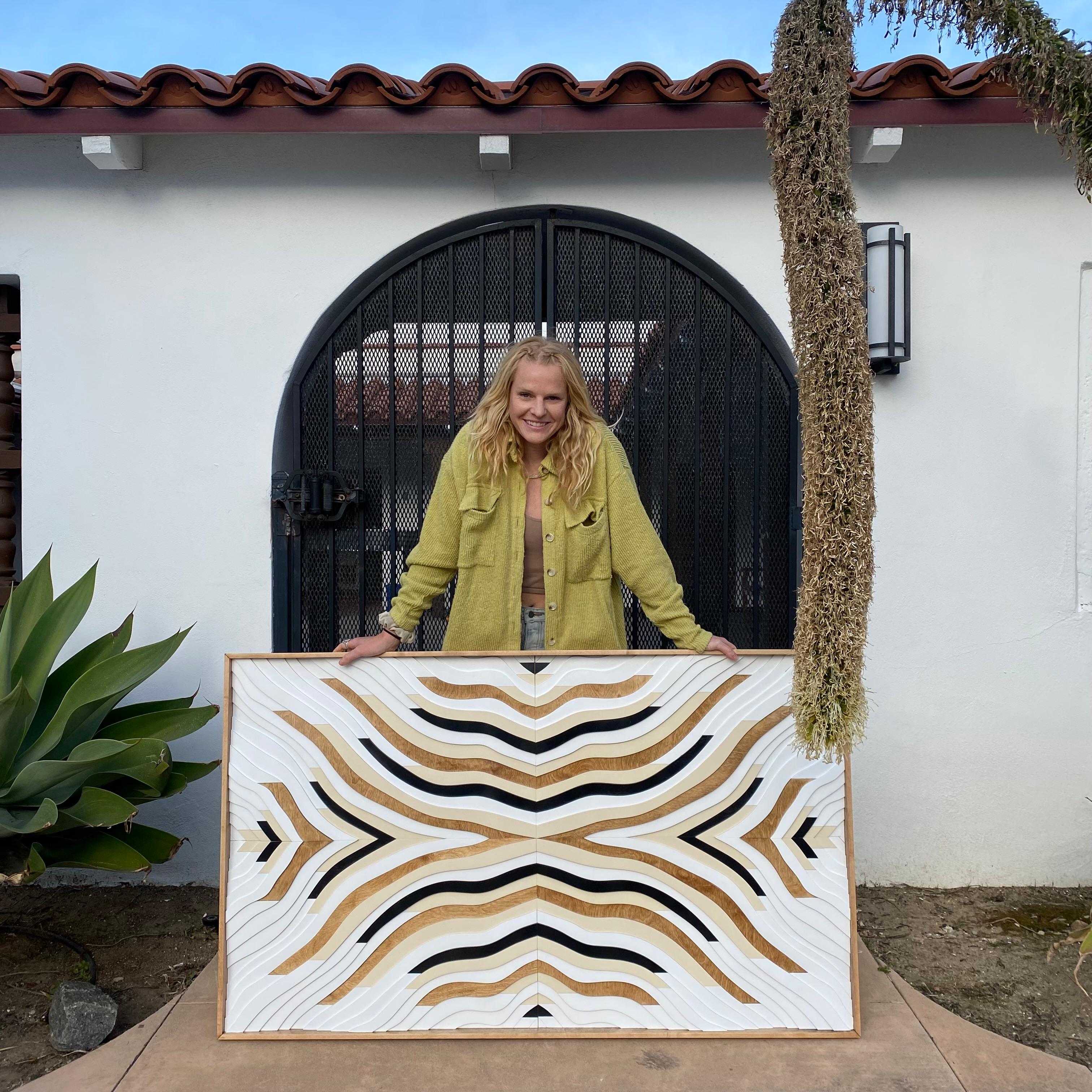 Mel Sage is a Southern Californian artist and woodworker. She pulls inspiration from nature and it's profound undulations in the form of real topographies with a nod to architectural site models.

Mel began her design journey by obtaining a degree