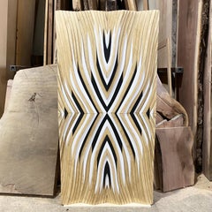 Mel Sage Birch Wall Hanging  Alps Frameless