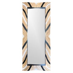 Mel Sage Birch Wave Mirror