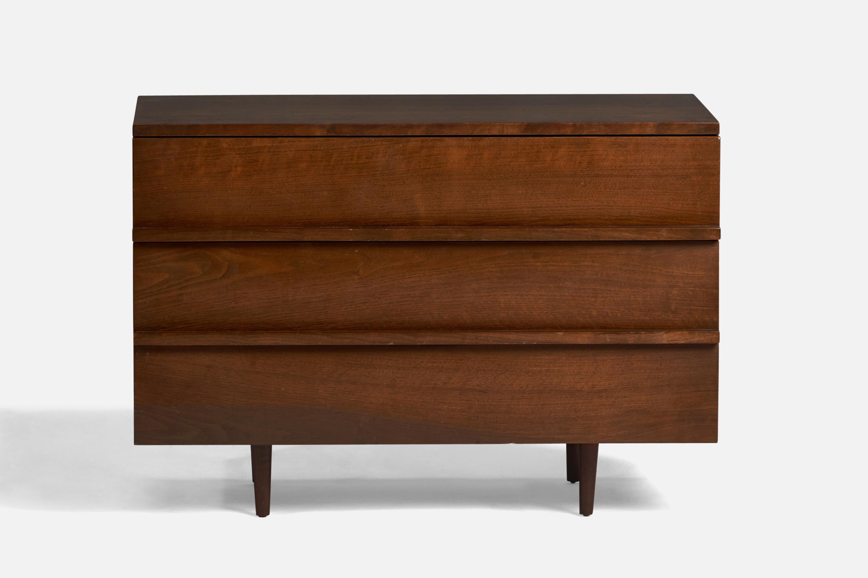 American Mel Smilow, Chest of Drawers, Walnut, USA, 1950s For Sale
