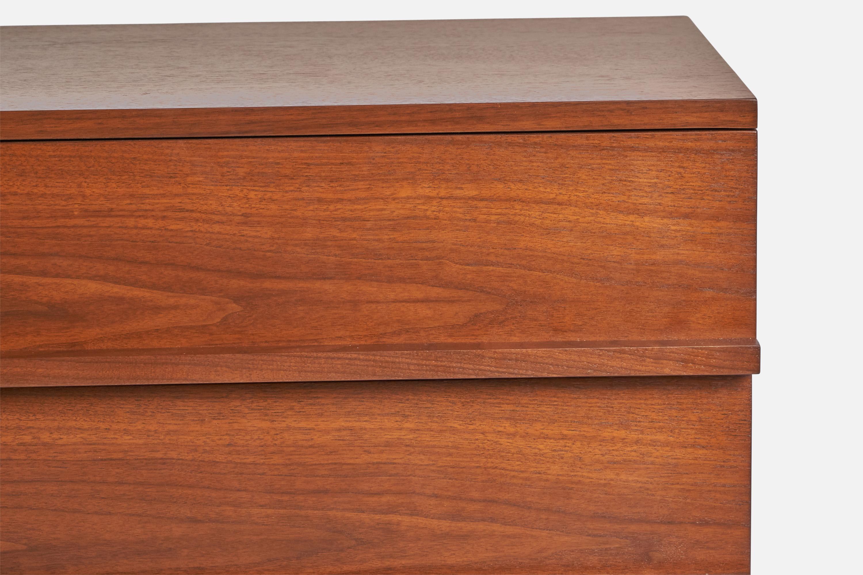 Mid-20th Century Mel Smilow, Chests of Drawers, Walnut, USA, 1950s For Sale