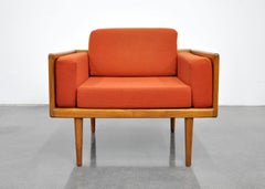 Mel Smilow Walnut Case Lounge Chair