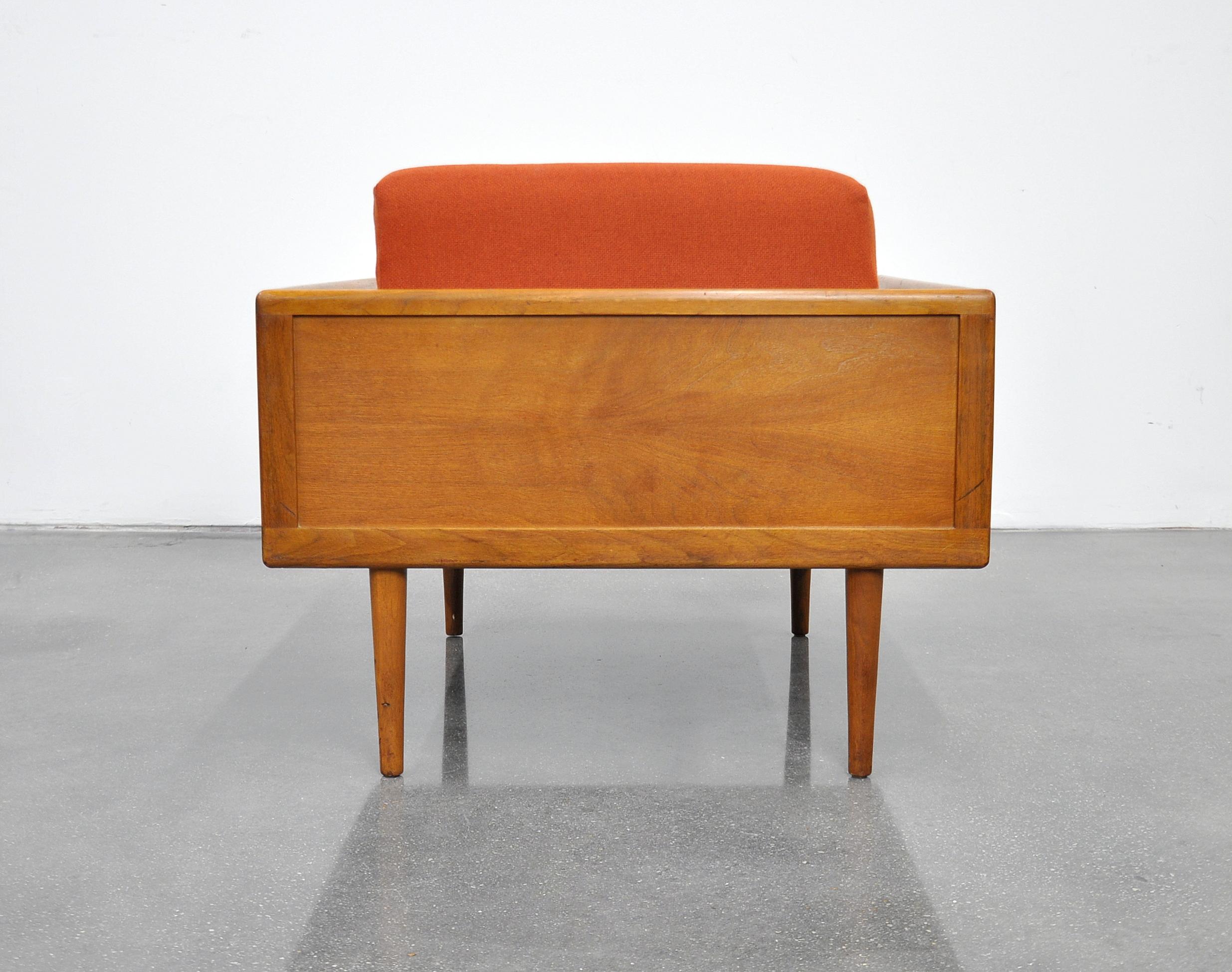 Mel Smilow for Smilow-Thielle Walnut Case Sofa and Lounge Chair Set 7