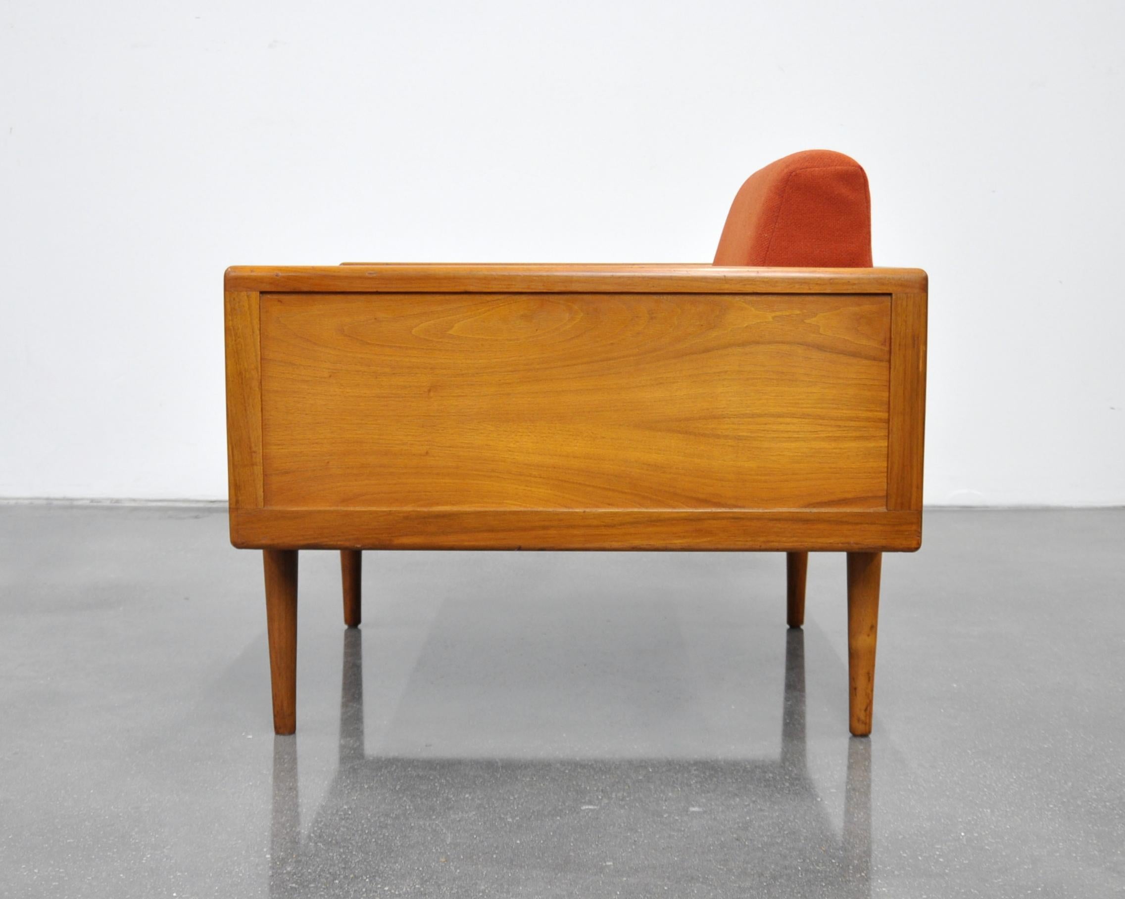 Mel Smilow for Smilow-Thielle Walnut Case Sofa and Lounge Chair Set 8