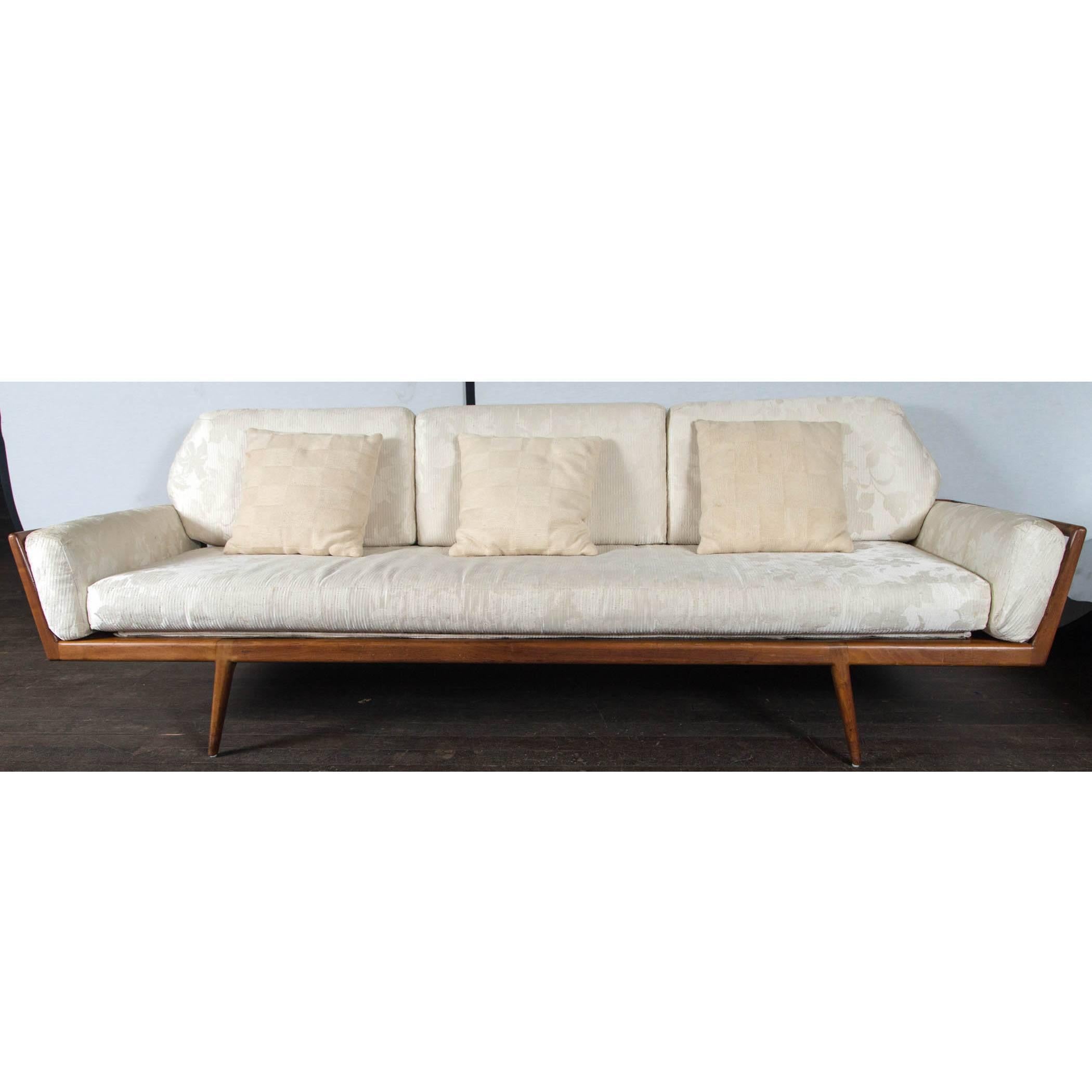 Stunning Gondola sofa by Mel Smilow. Excellent condition with original springs and cushions. Measures: Seat height 17 inches.