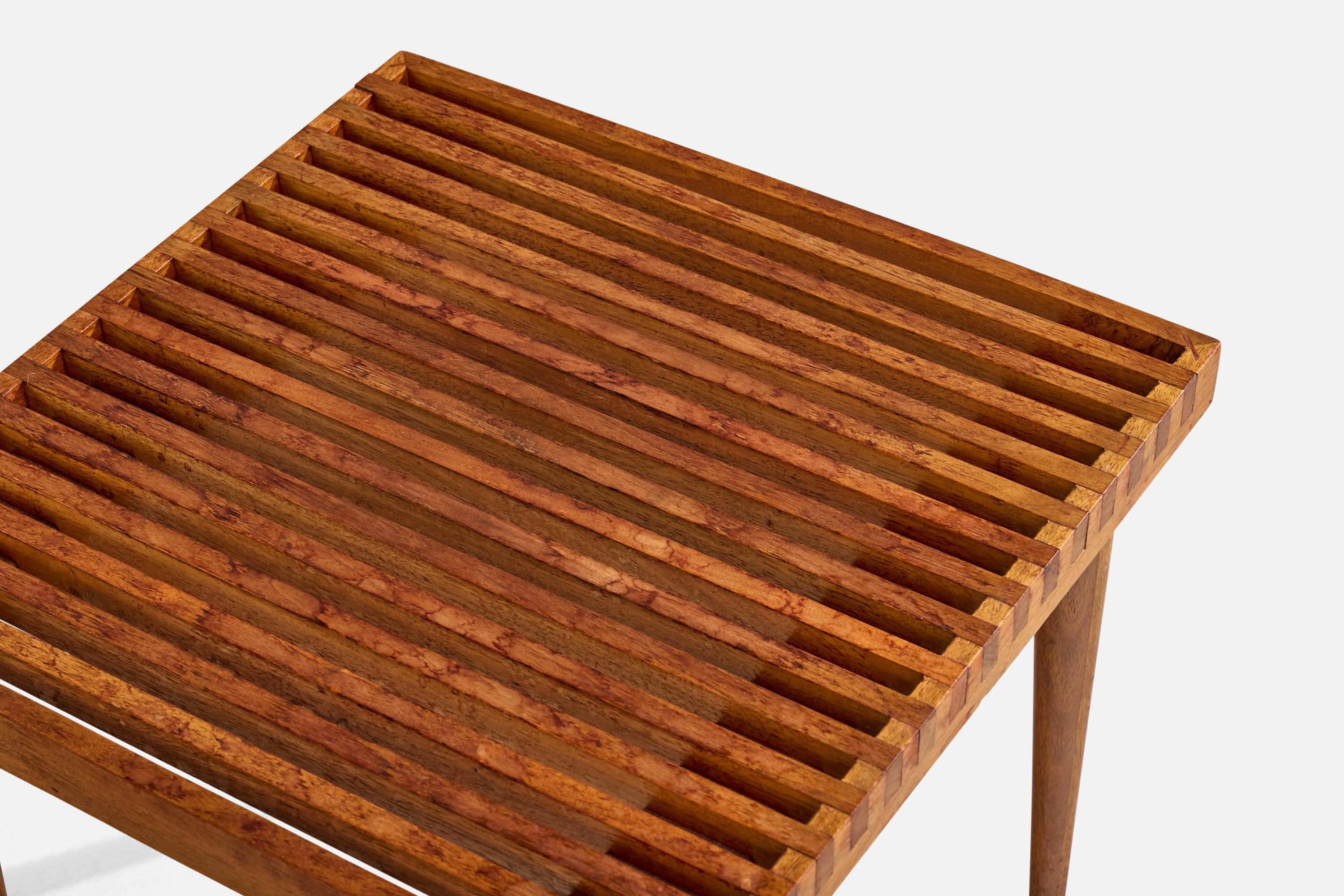 Mel Smilow, Mesa auxiliar, Madera, EEUU, Años 50 en venta 2